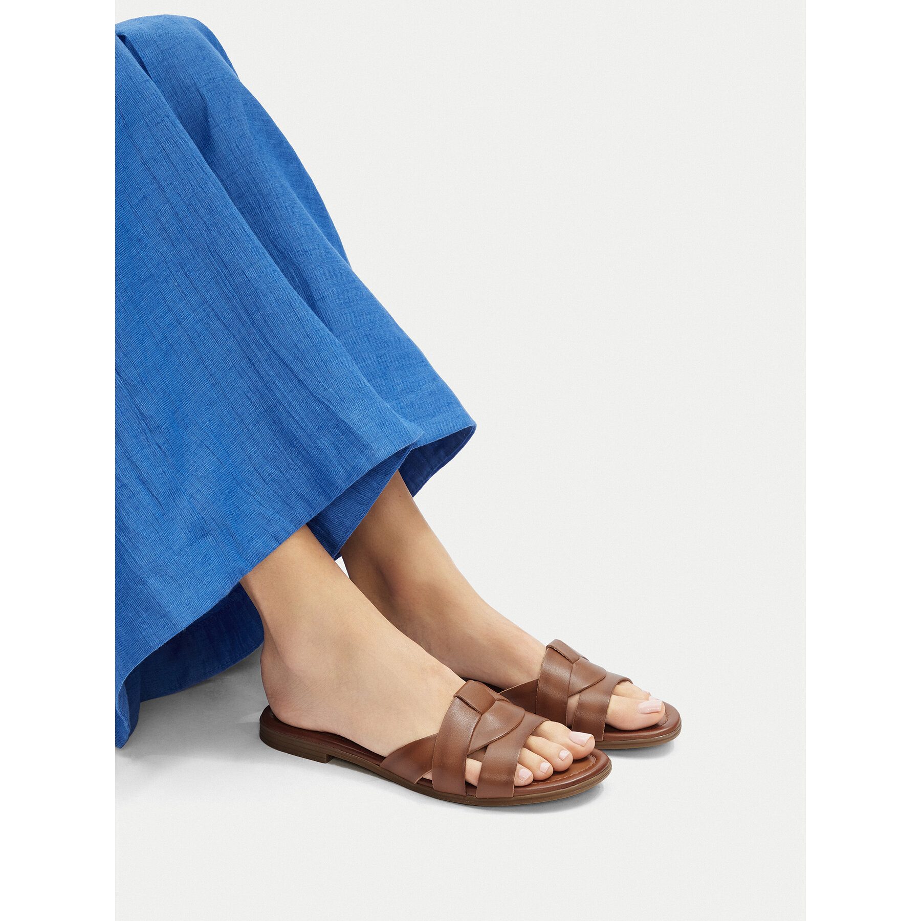 LASOCKI Lasocki Damen-Flip-Flops Braun Badepantolette