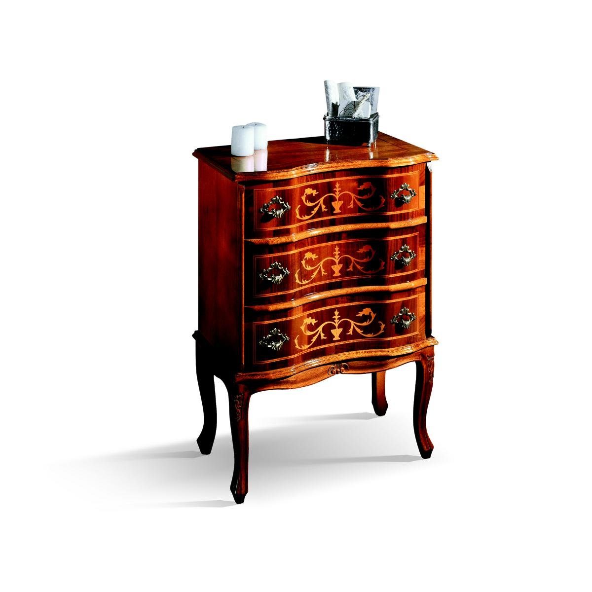 JVmoebel Kommode Italienische Holzkommode im Barockstil von Tarocco Vaccari (1 St), Made in Europa
