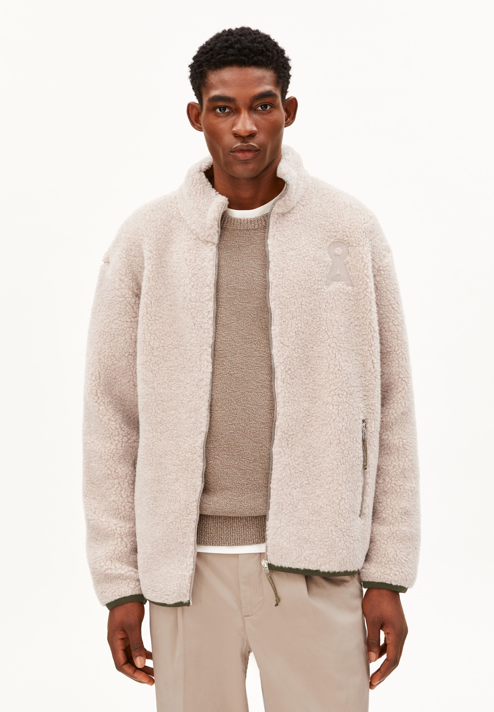 Armedangels Fleecejacke WOOL BLEND FLEECE Regular Fit