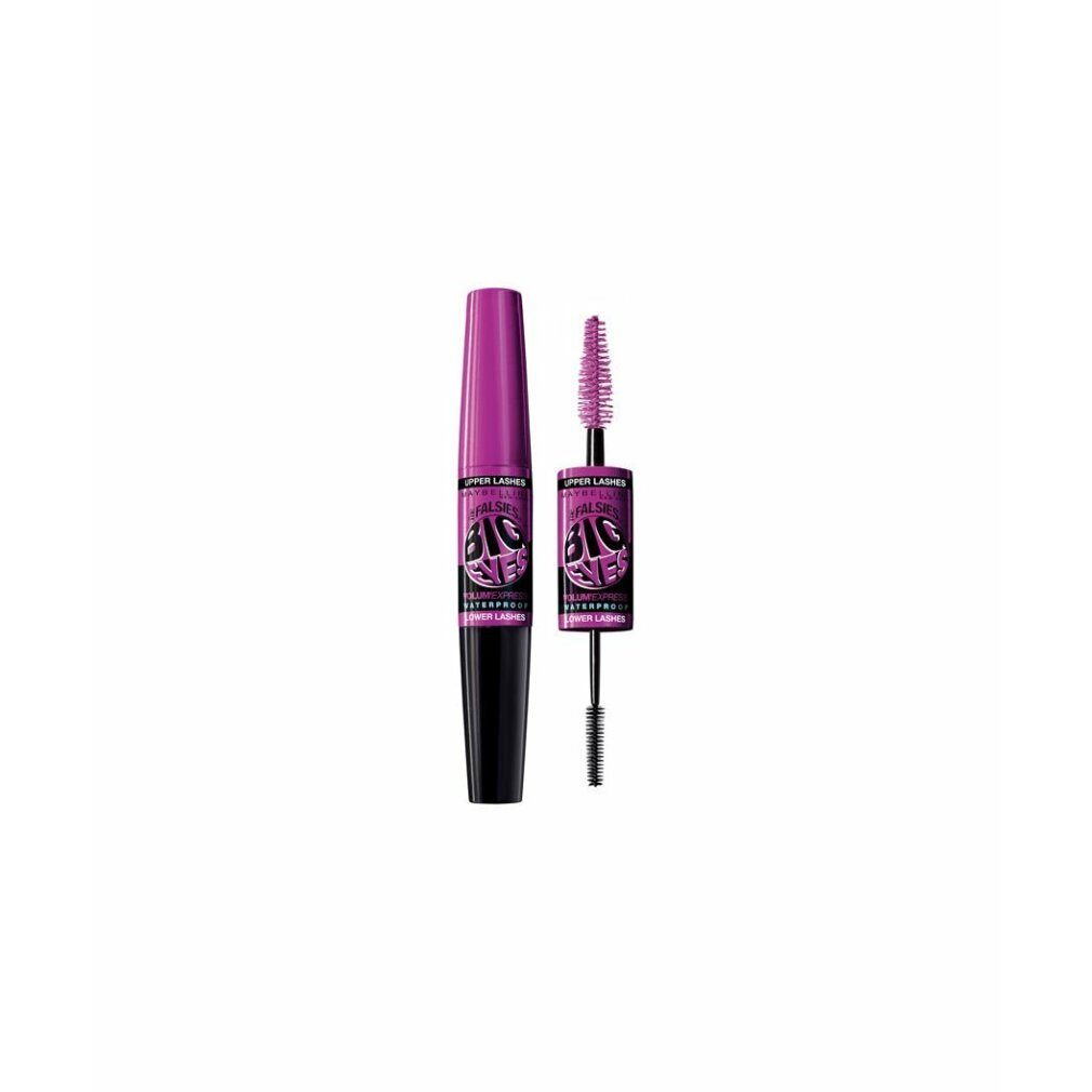 MAYBELLINE NEW YORK Mascara Volum Express Big Eyes Rebel Black Mascara 5.1  + 4.6ml, Damen