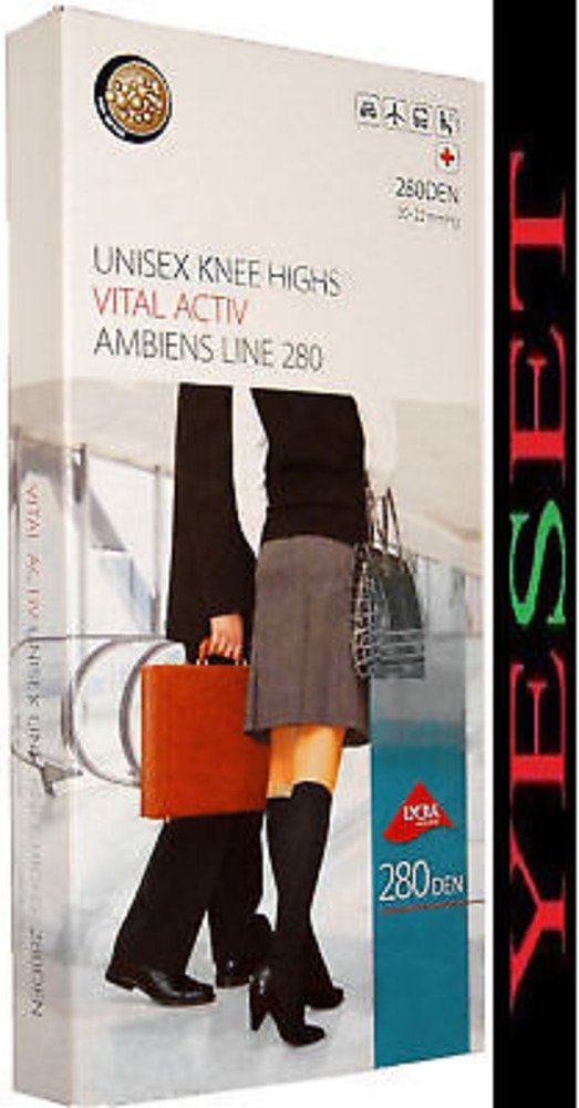 YESET Гольфы Kompressionsstrümpfe Гольфы Kl 2 Weiß 280den