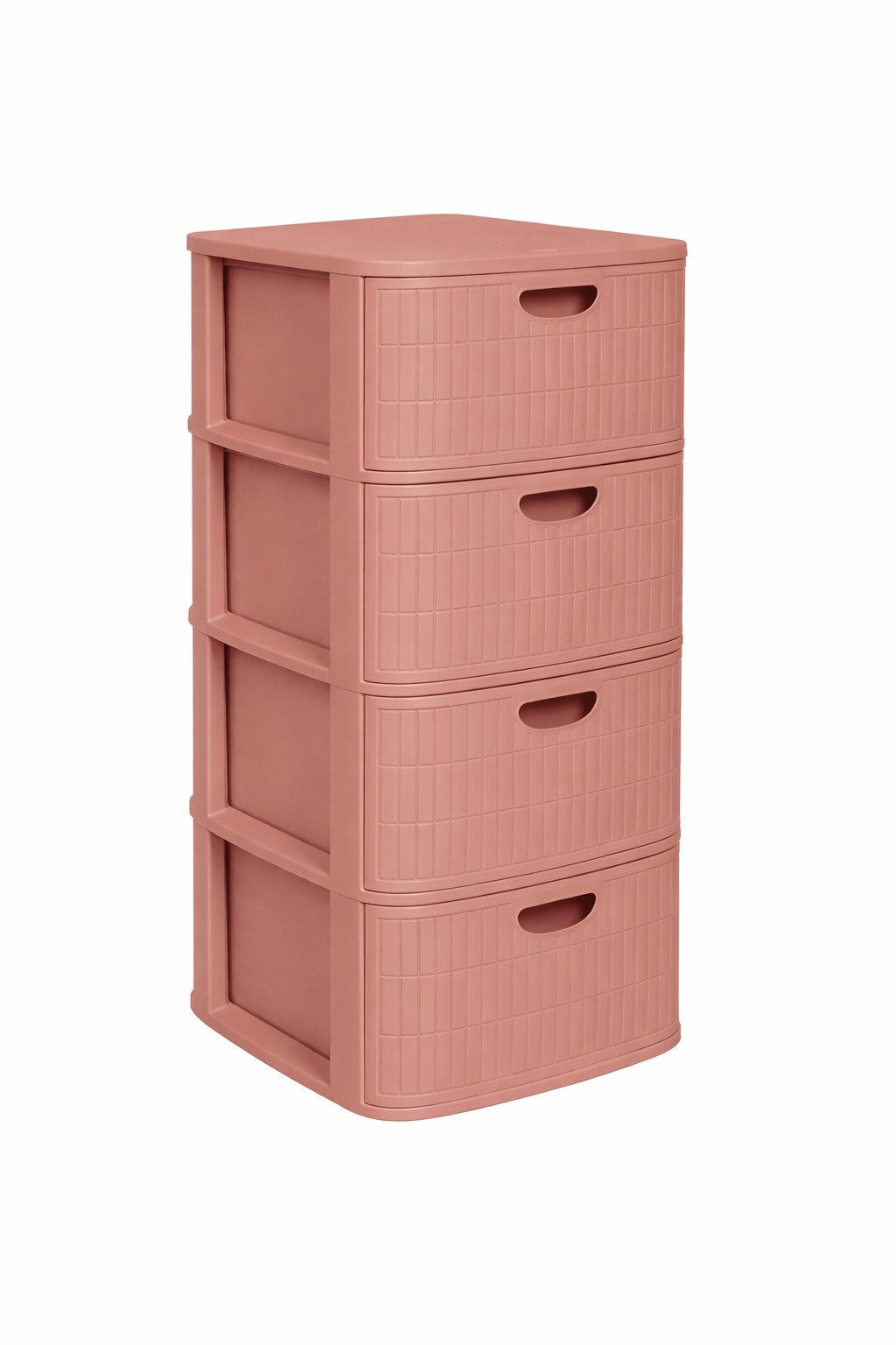 Kreher Rollcontainer 'Domus' mit 4 Schüben aus Kunststoff, rollbar (Farbe wählbar)