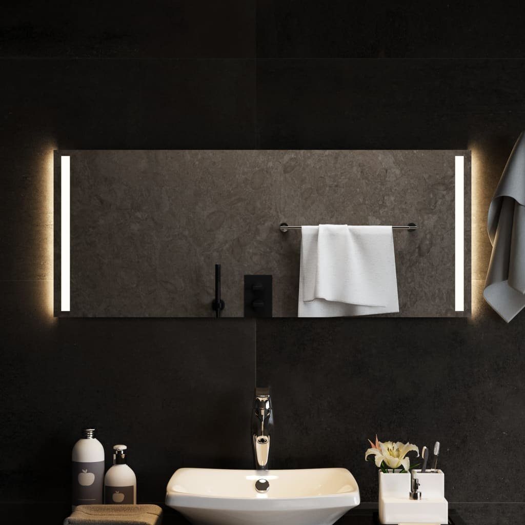 furnicato Wandspiegel LED-Badspiegel 100x40 cm | Wandspiegel