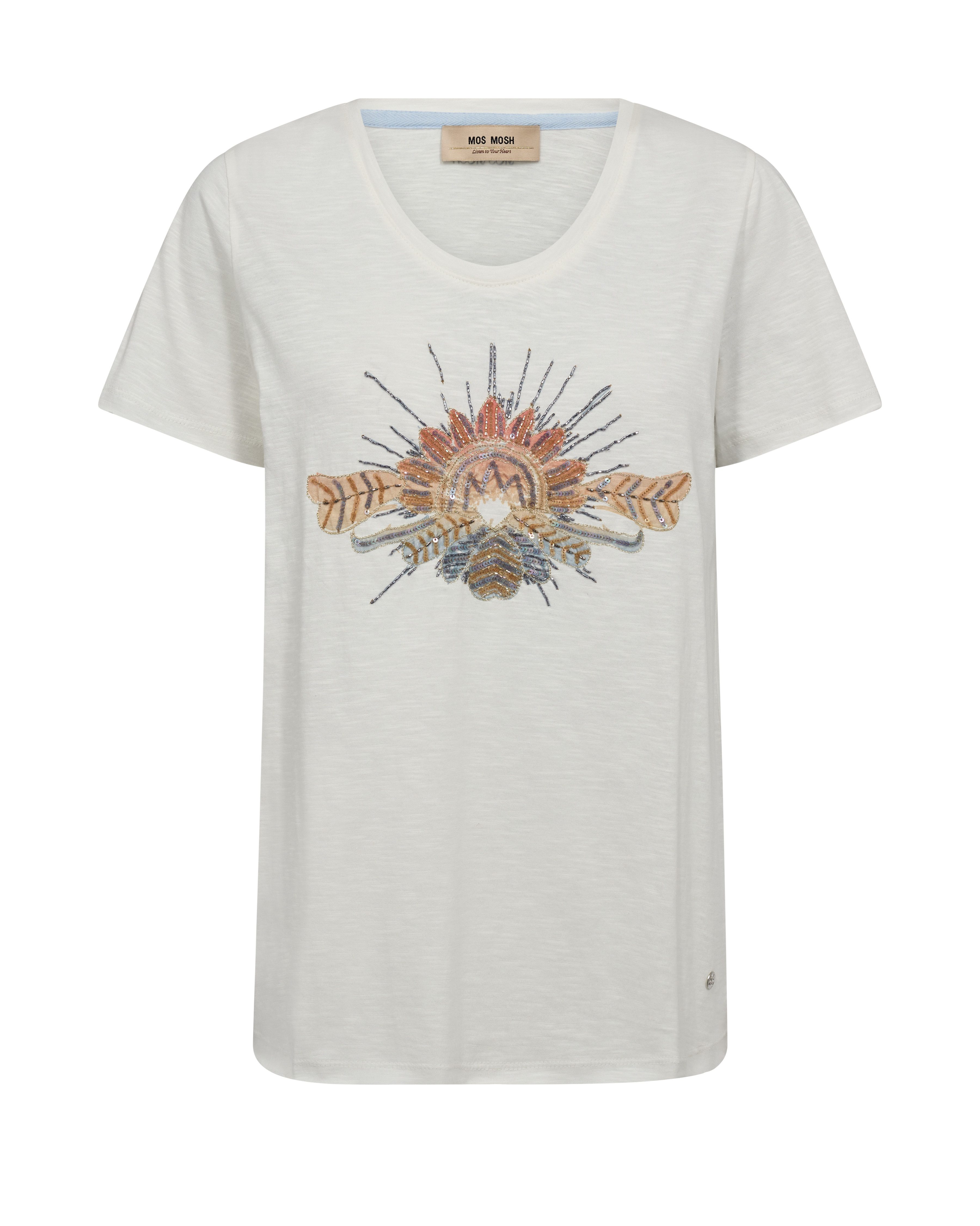 Mos Mosh T-Shirt MMTonia O-SS Glam Tee