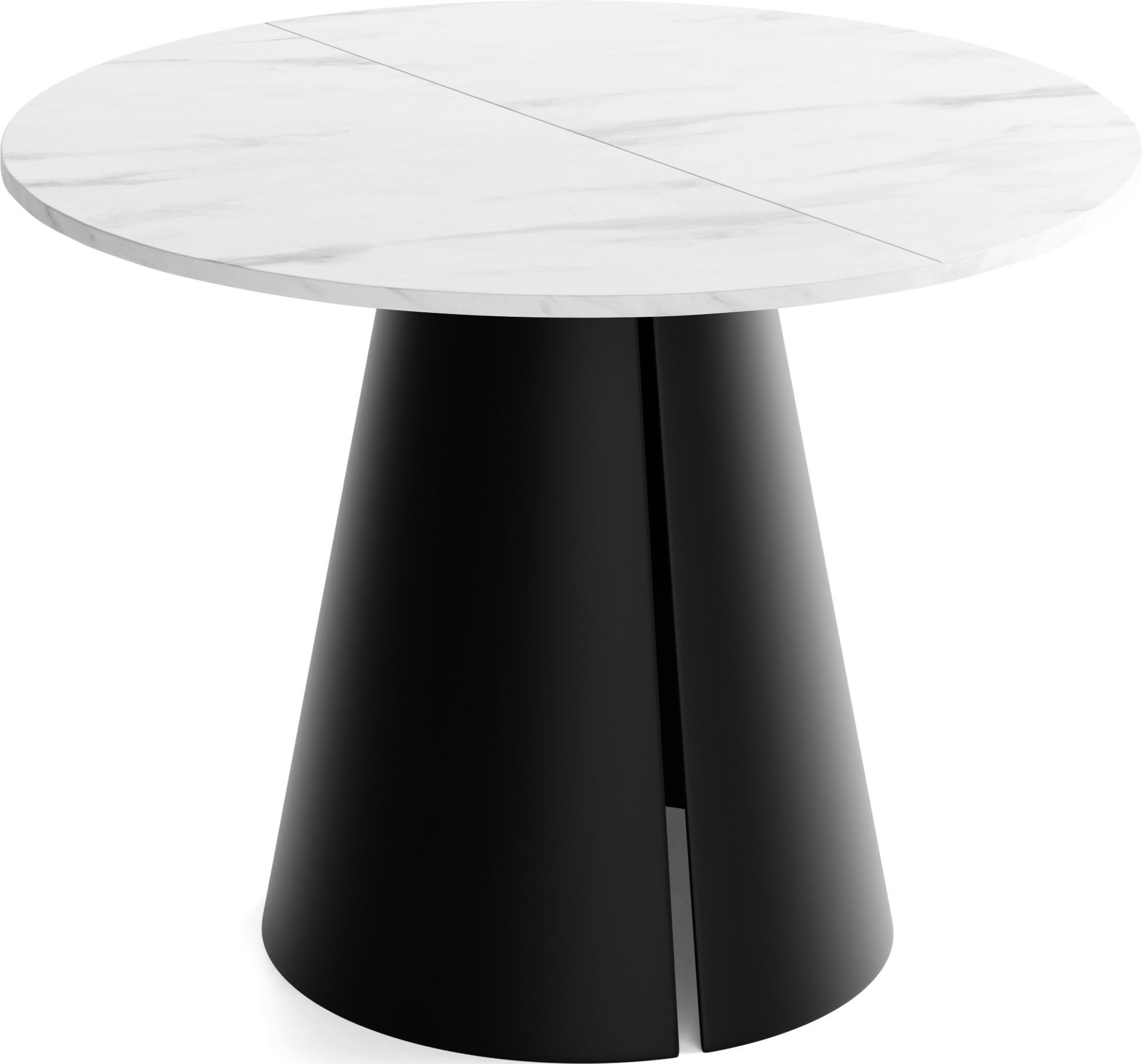 WFL GROUP Esstisch Lamio (erhältlich in 2 Größen – 100/120 cm, ausziehbar a günstig online kaufen