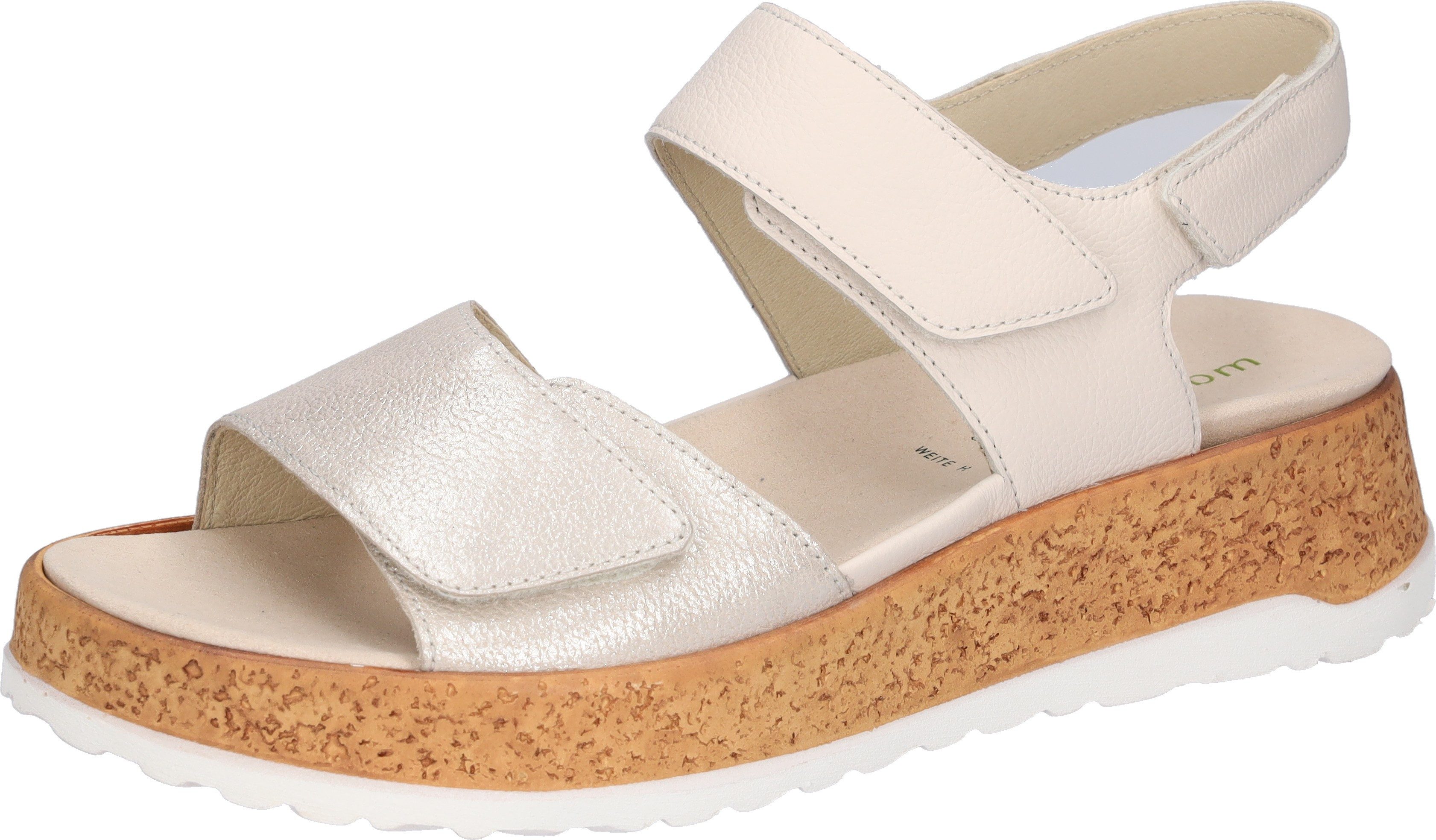 Waldläufer H-LIBBY Plateausandale Sommerschuh, Sandalette, Bequemschuh mit Klettverschlüsse, H-Weite