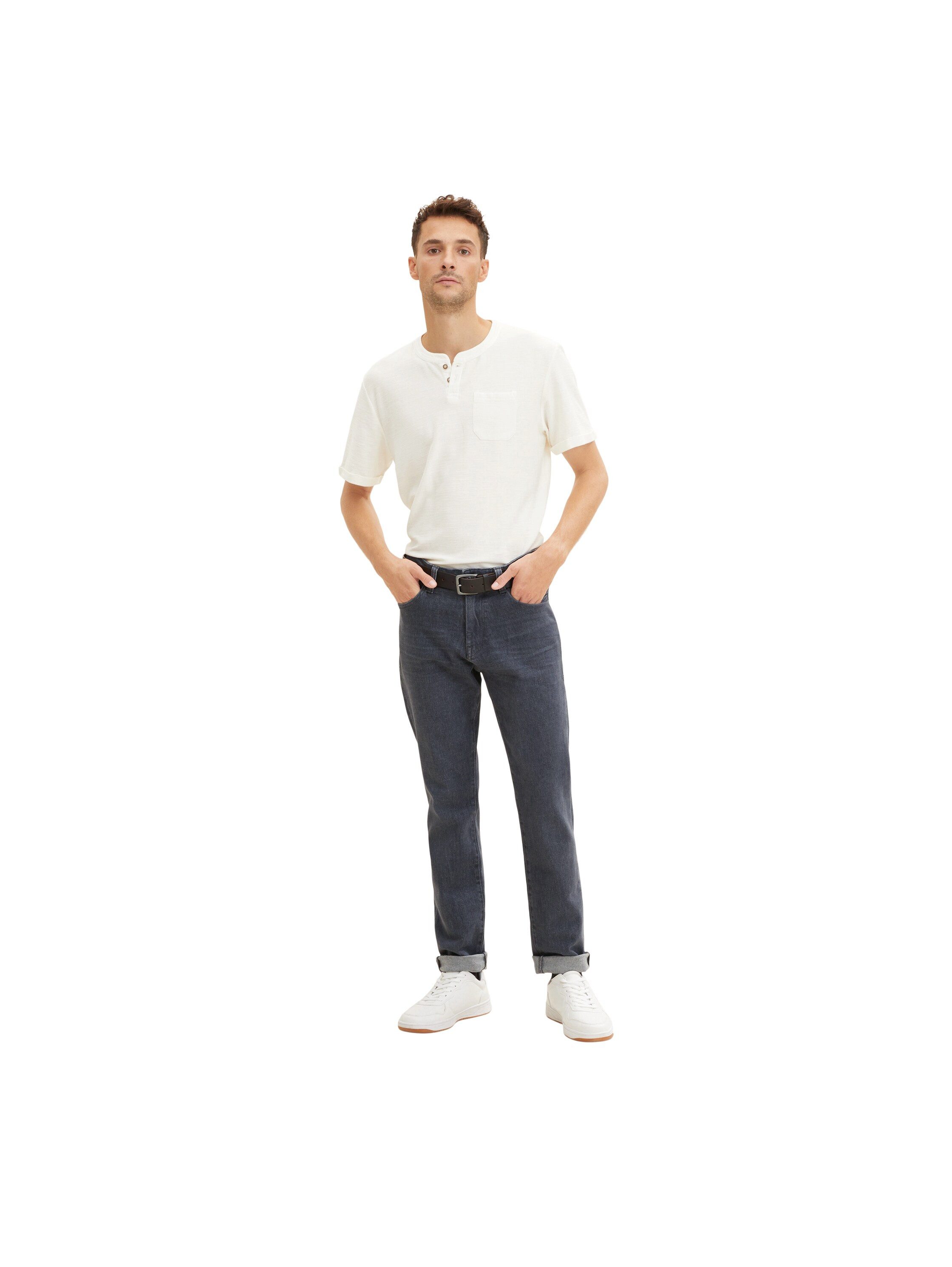 TOM TAILOR Ledergürtel TTSCOTT 3,5 cm breit, Herrengürtel, Jeans und Casual, bis Gr. 120