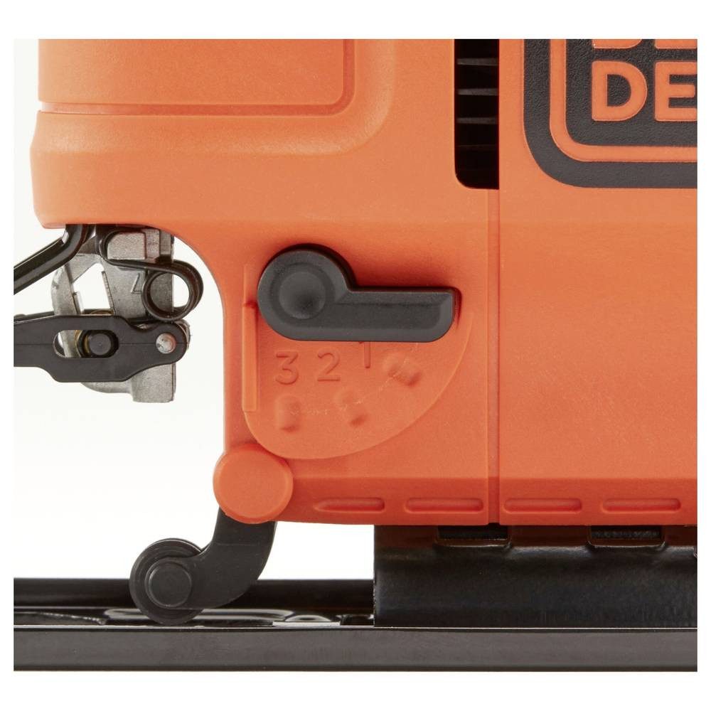 Black + Decker Stichsäge 500W Pendelhubstichsäge, 70mm max. Schnitttiefe, Koffer KFBES500K-QS, inkl. Koffer
