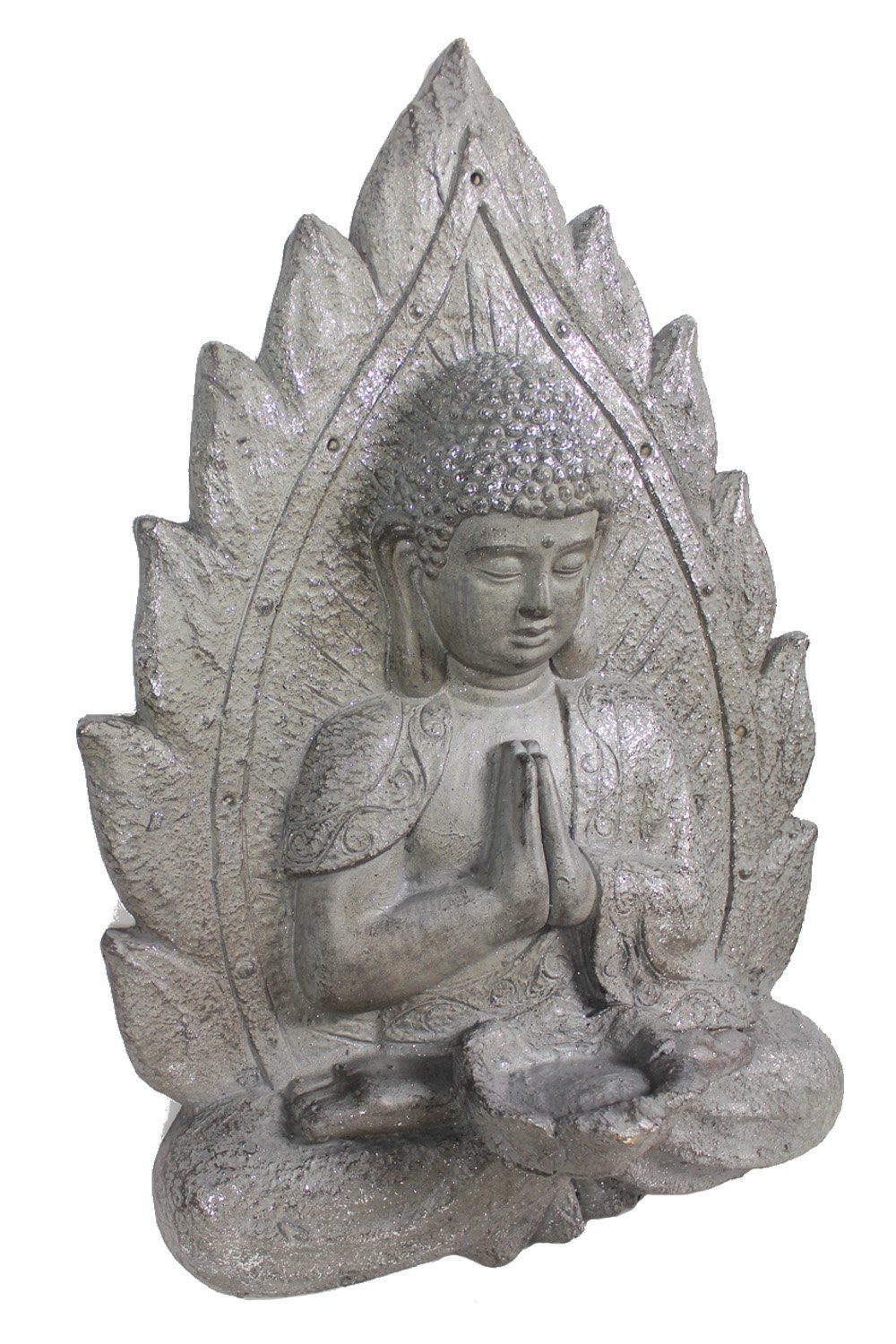 Arnusa Wanddekoobjekt Buddha Wanddekoration 67x44 cm Figur Dekoration, zum Aufhängen Wandskulptur Dekofigur