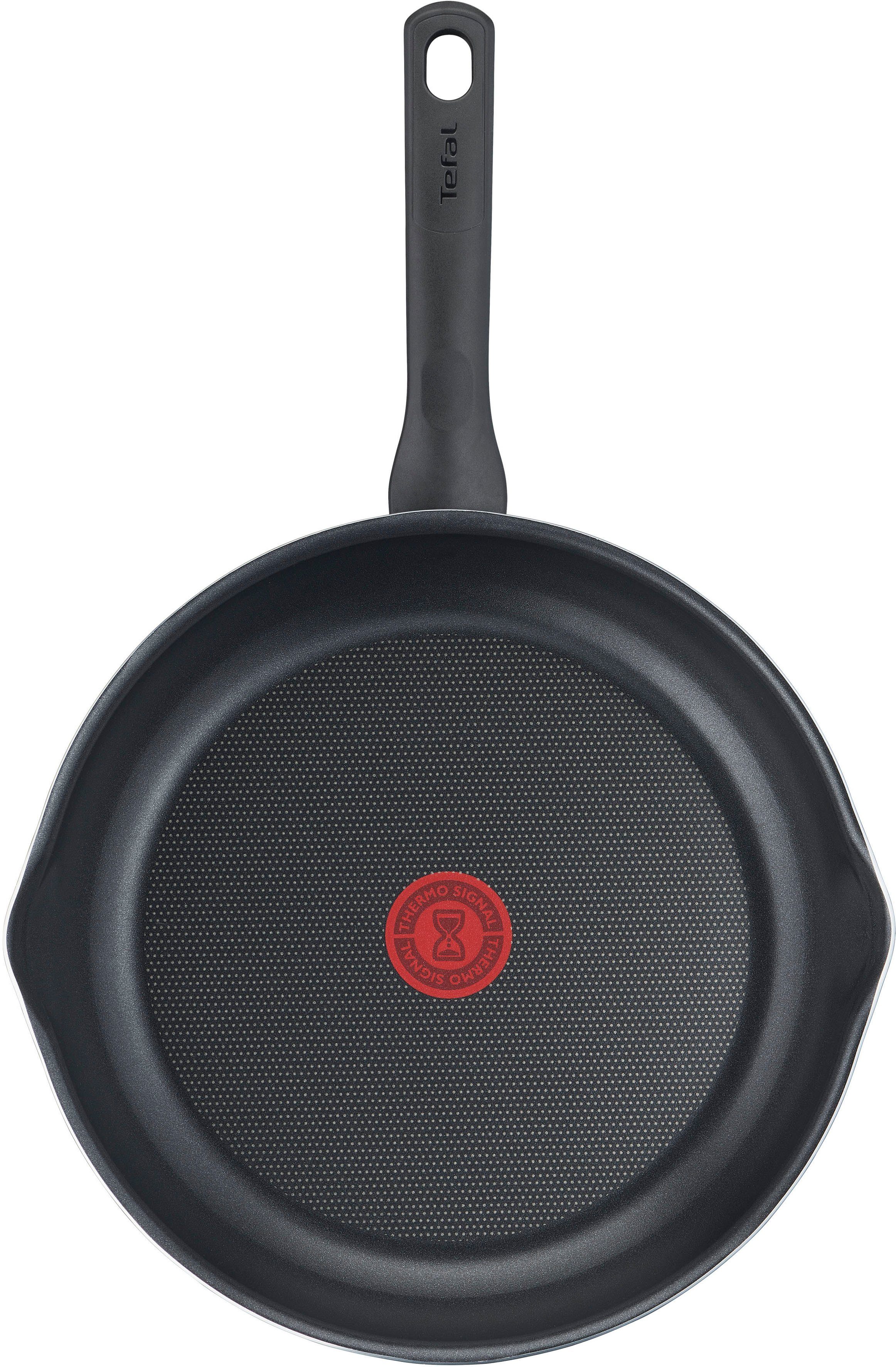 Tefal Bratpfanne Day by Day, Aluminium, Antihaftversiegelung, Thermo-Spot Temperaturanzeiger, Made In France