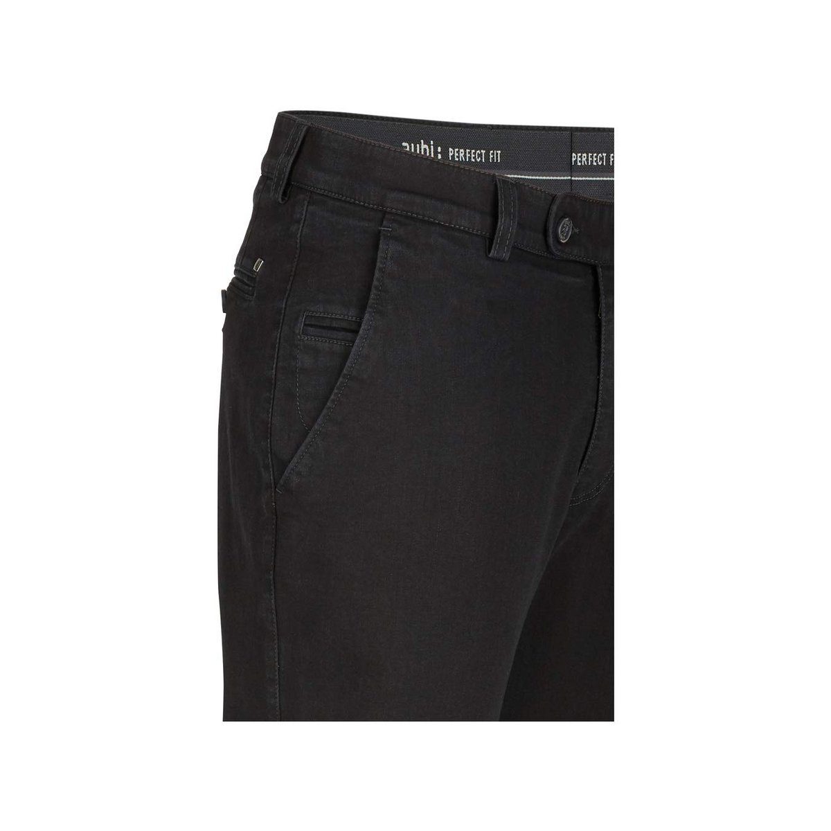 regular Straight-Jeans (1-tlg) black (50) aubi: schwarz