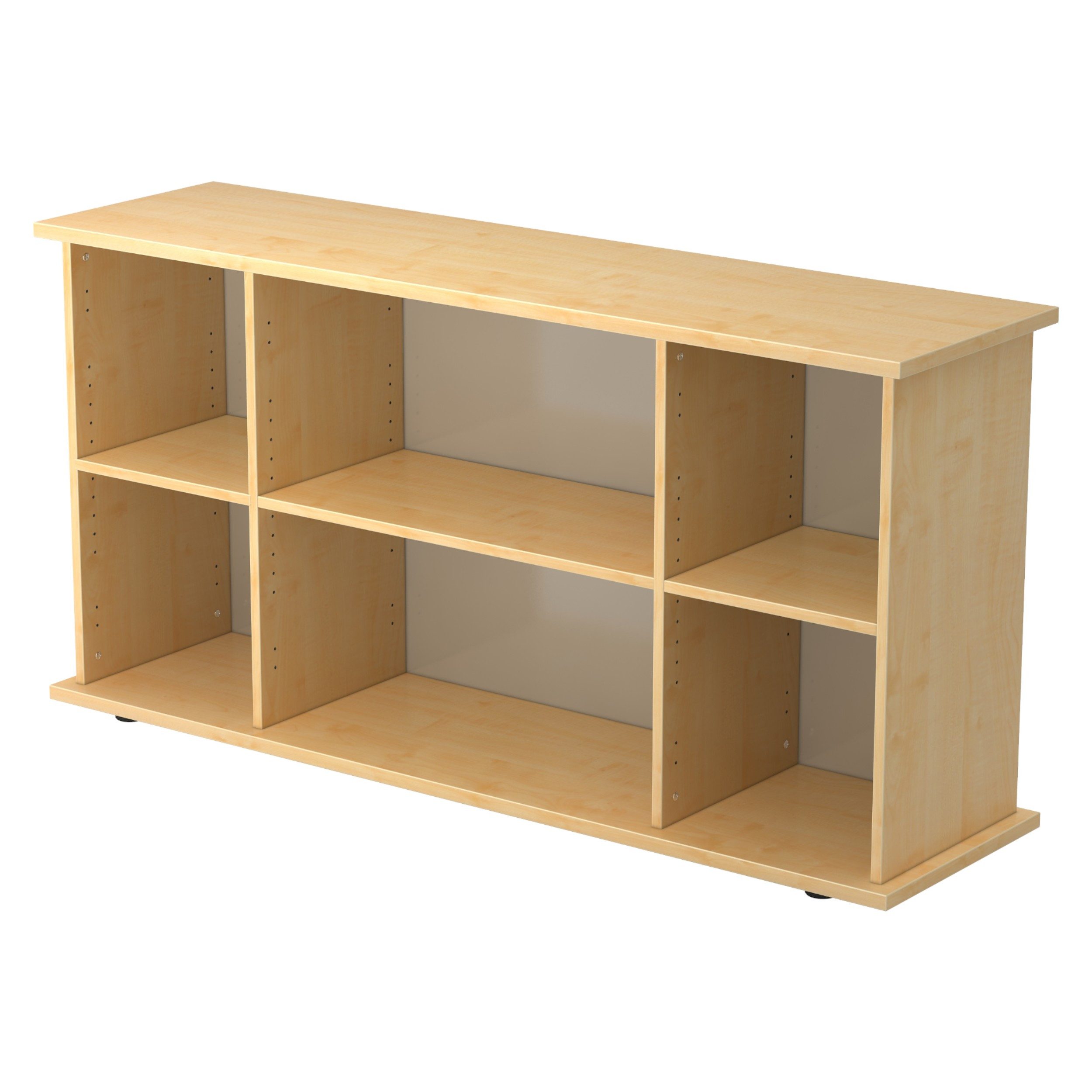 bümö Aktenregal office Sideboard Regal offen, Dekor: Ahorn