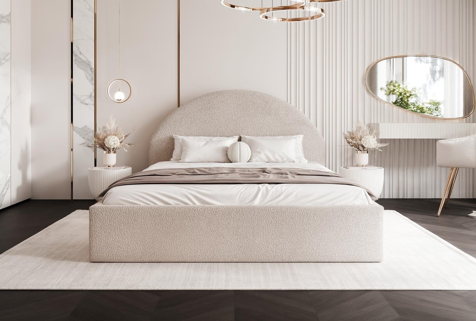 Compleo Polsterbett Designer Polterbett CLARA, mit günstig online kaufen