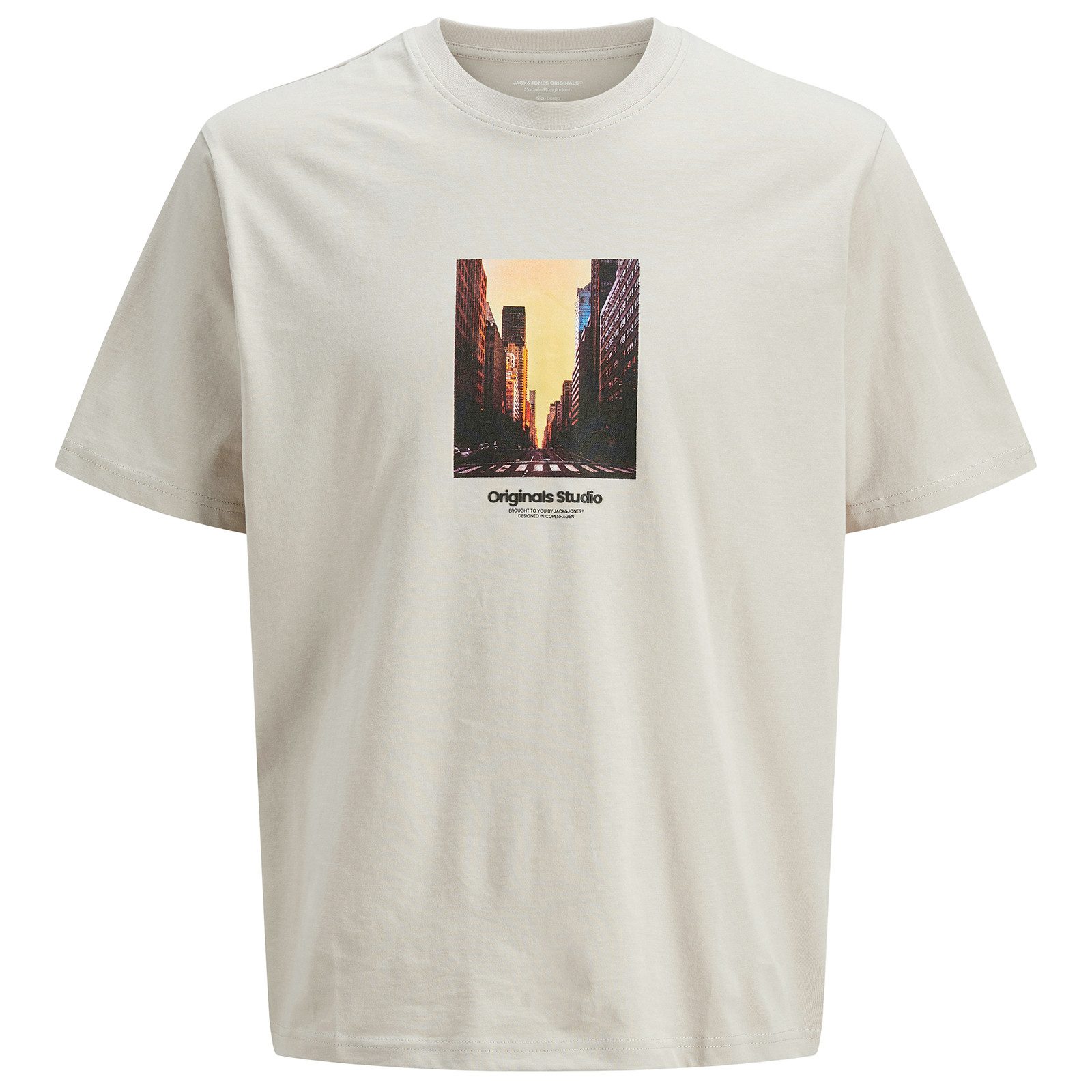 Rundhalsshirt Jack&Jones T-Shirt XXL beige JORVESTERBRO PICTURE