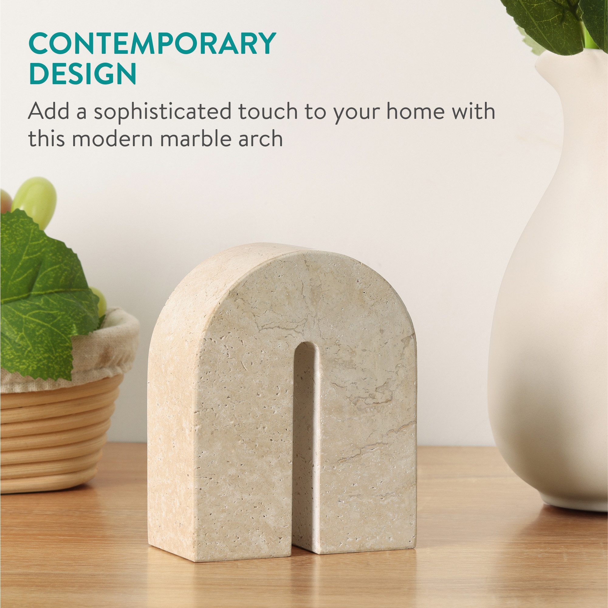 Navaris Dekofigur Wohnzimmer Dekoration - Moderne Tischdeko- Tischdekoratio günstig online kaufen