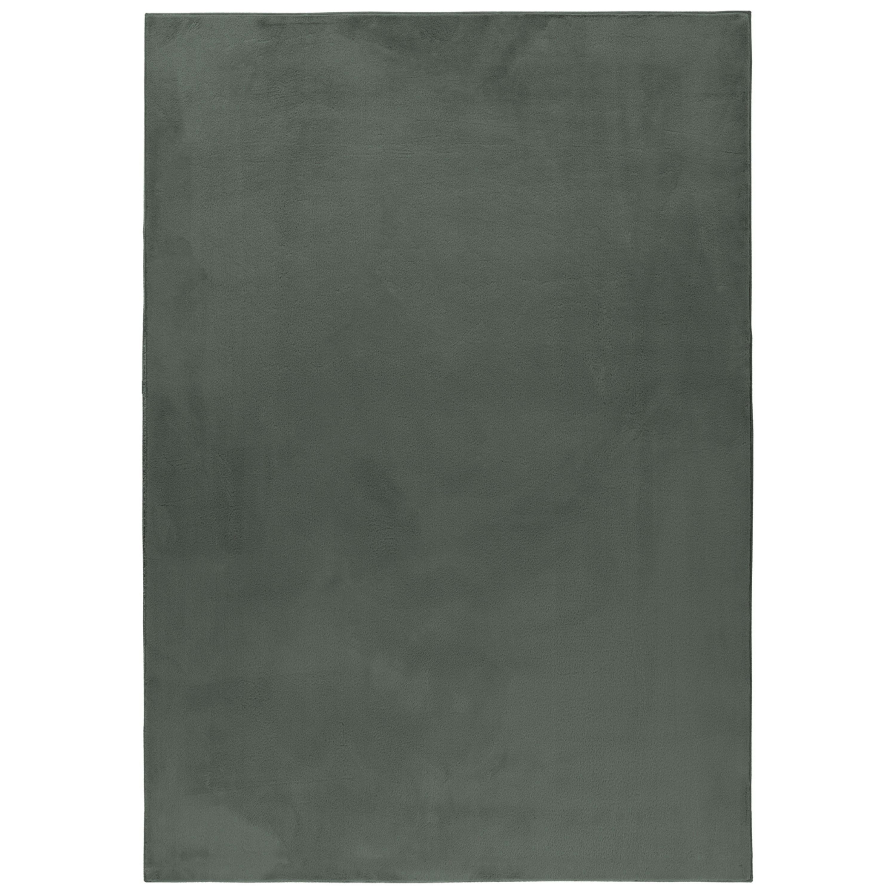 SIMPEX24 Teppich Unicolor - Einfarbig, Läufer, Höhe: 20 mm, Teppich Wohnzimmer Einfarbig Shaggy Modern Flauschiger Felloptik Weich