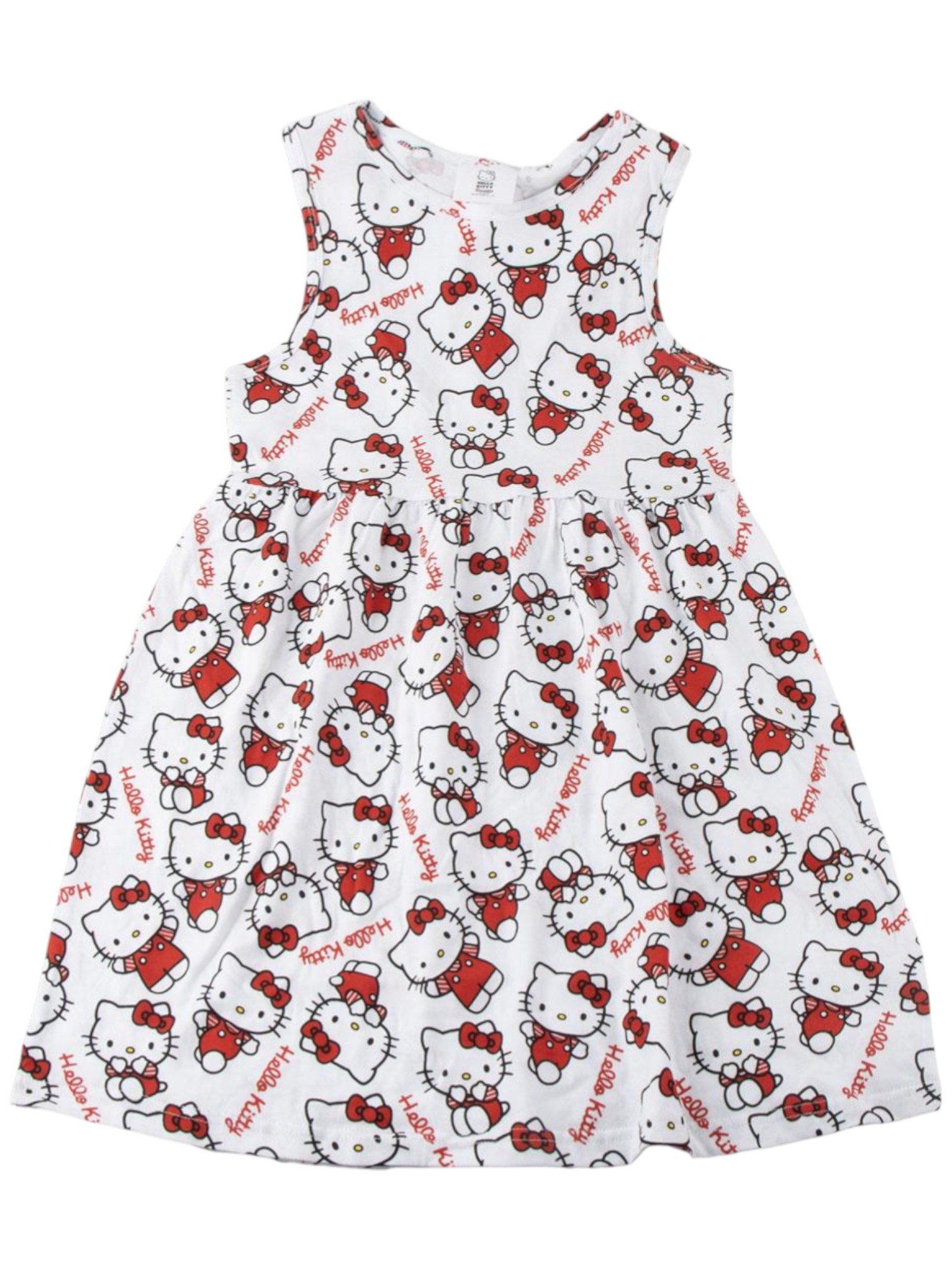 Cerdá Sommerkleid Hello Kitty Mädchen Jerseykleid Gr. 116 - 152 cm