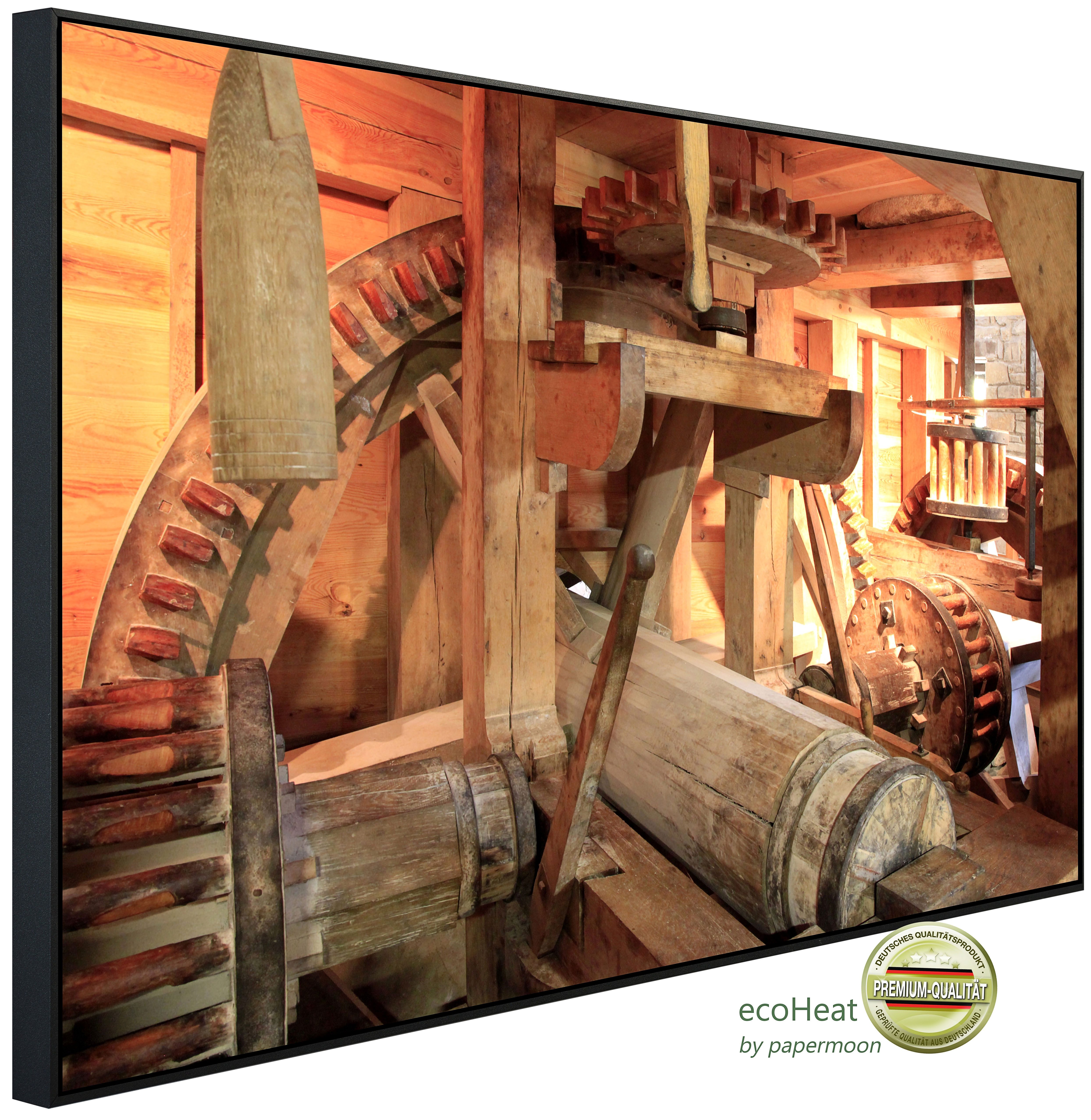 Papermoon Infrarotheizung INFRAROT-BILD-HEIZUNG, Alte Maschine, TÜV-Rheinland/GS zertifiziert, angenehme Strahlungswärme