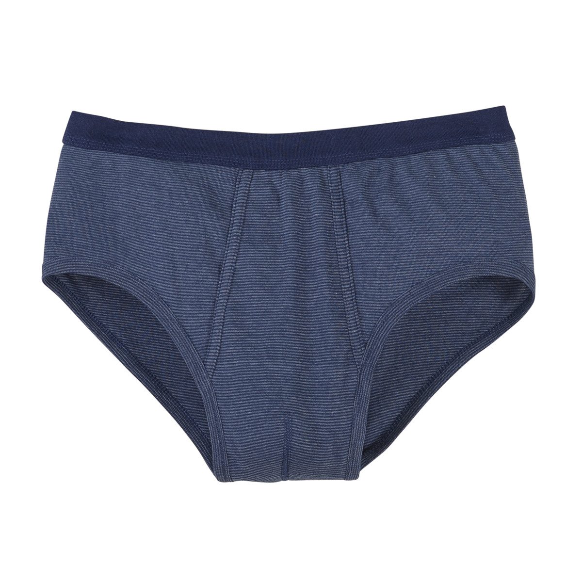 ADAMO Slip Adamo XXL Slip Thermo navy-hellgrau gestreift