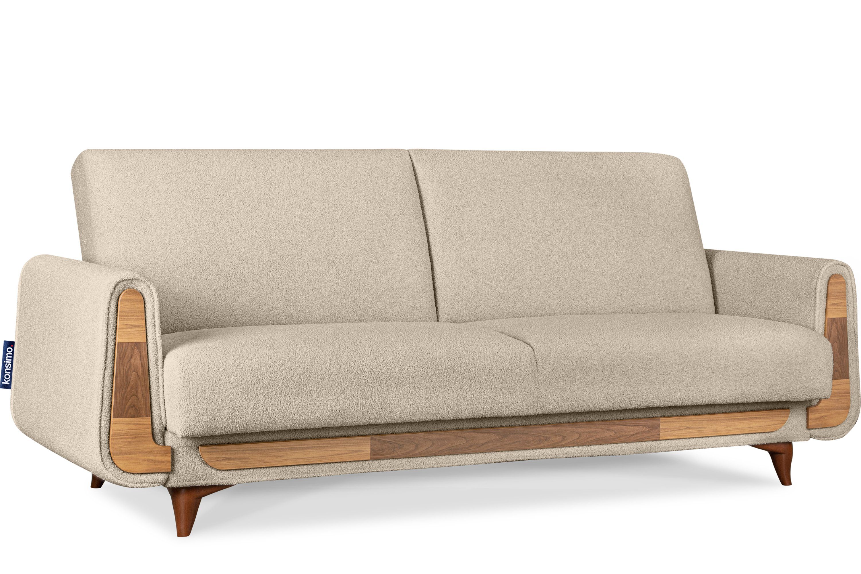 KONSIMO® 3-Sitzer, GUSTAVO, Sofa mit Schlaffunktion, günstig online kaufen
