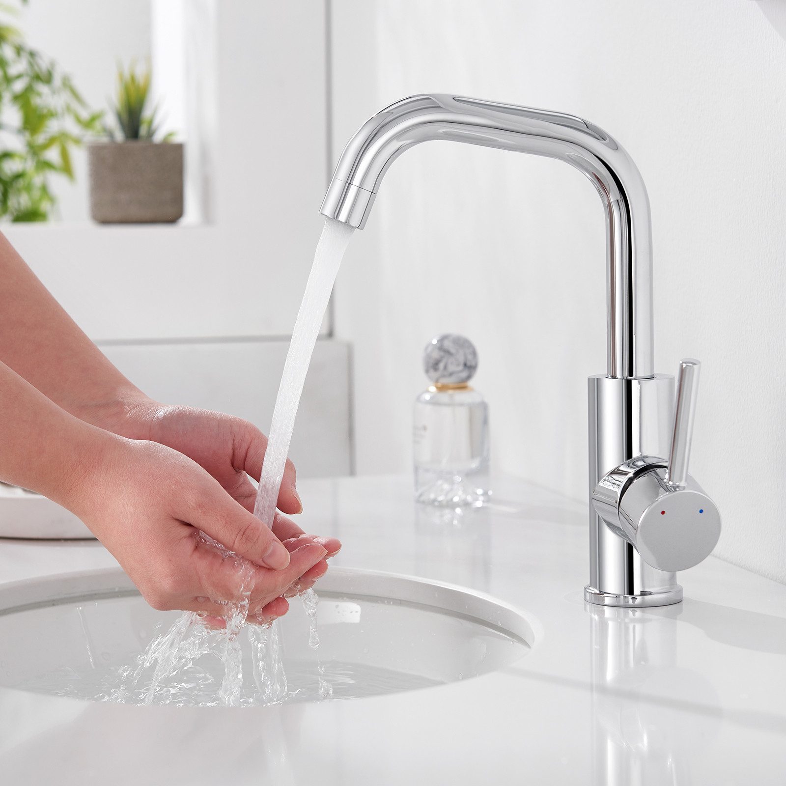Auralum Max Waschtischarmatur Wasserhahn Bad Waschtischarmatur günstig online kaufen