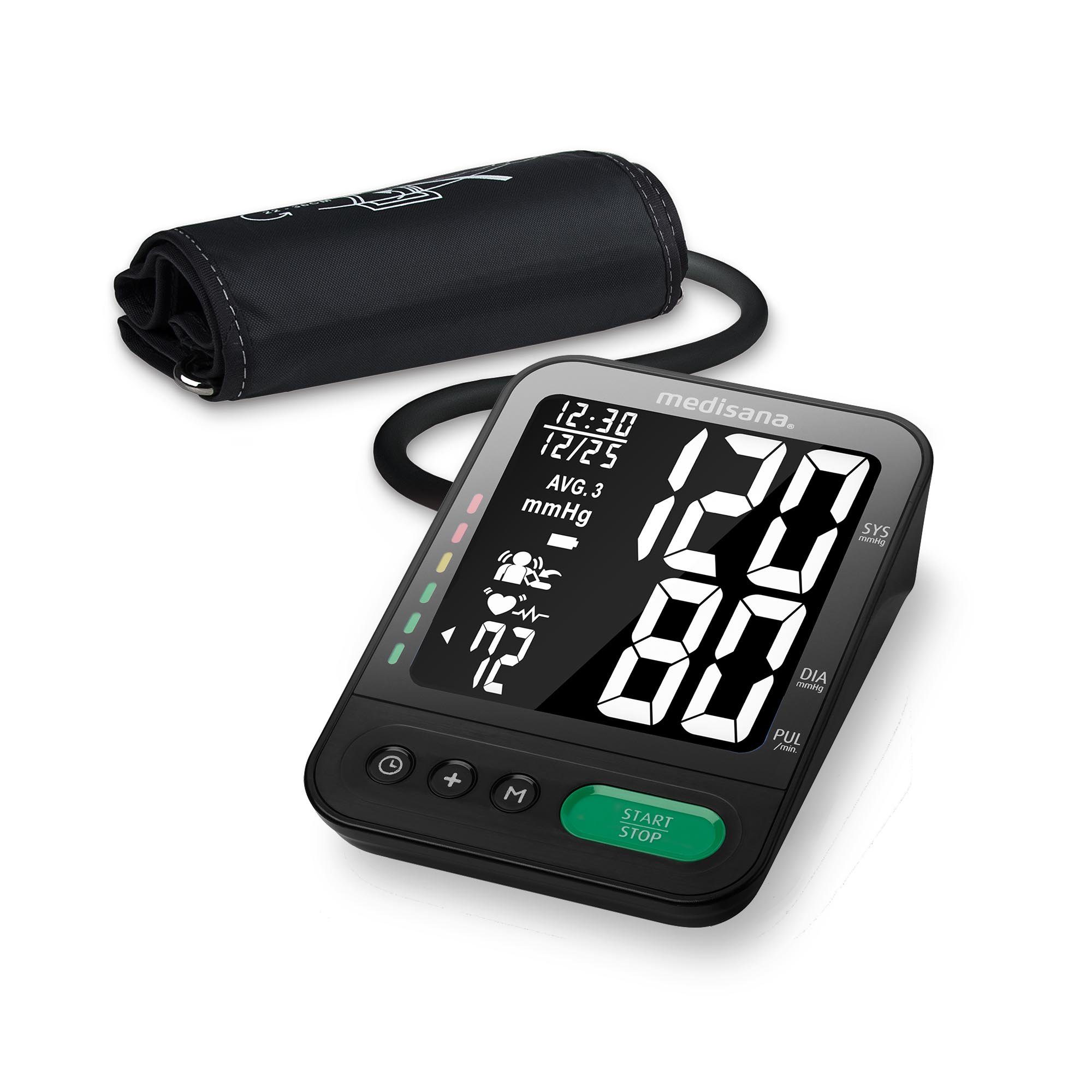 Medisana Oberarm-Blutdruckmessgerät BU 582 präzise Blutdruck- und  Pulsmessung