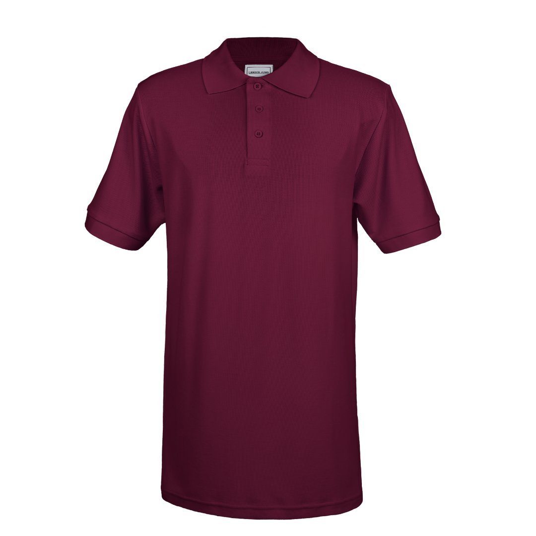 LANGER JUNG Poloshirt Extra Lang Rot | Poloshirts