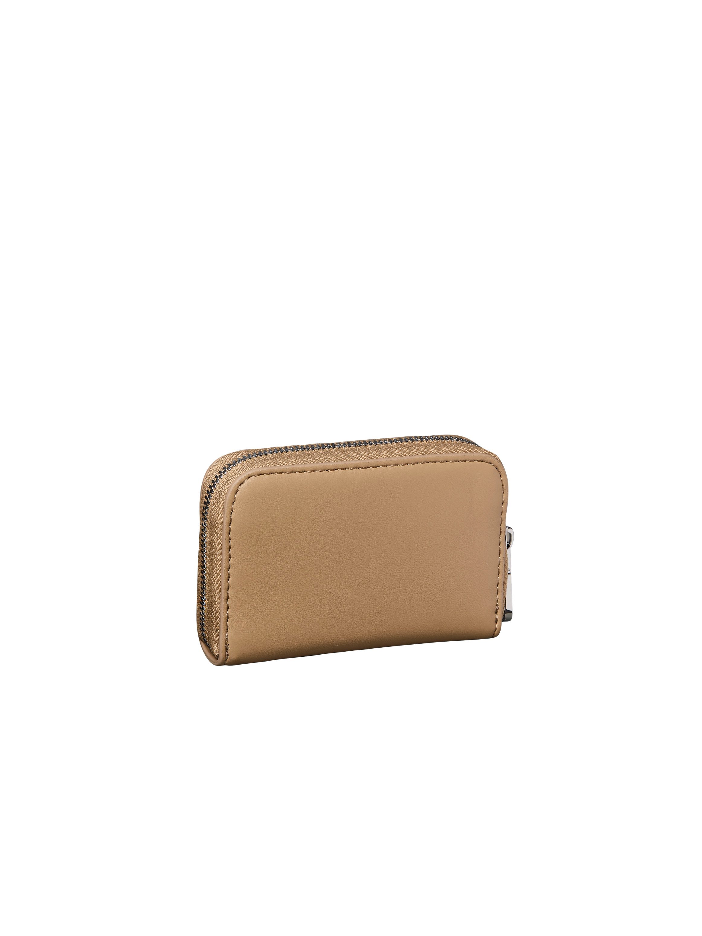 Calvin Klein Geldbörse BOLD CK MEDIUM ZIP AROUND, Mini Portemonnaie, Geldbeutel, Money Pocket mit CK-Logo