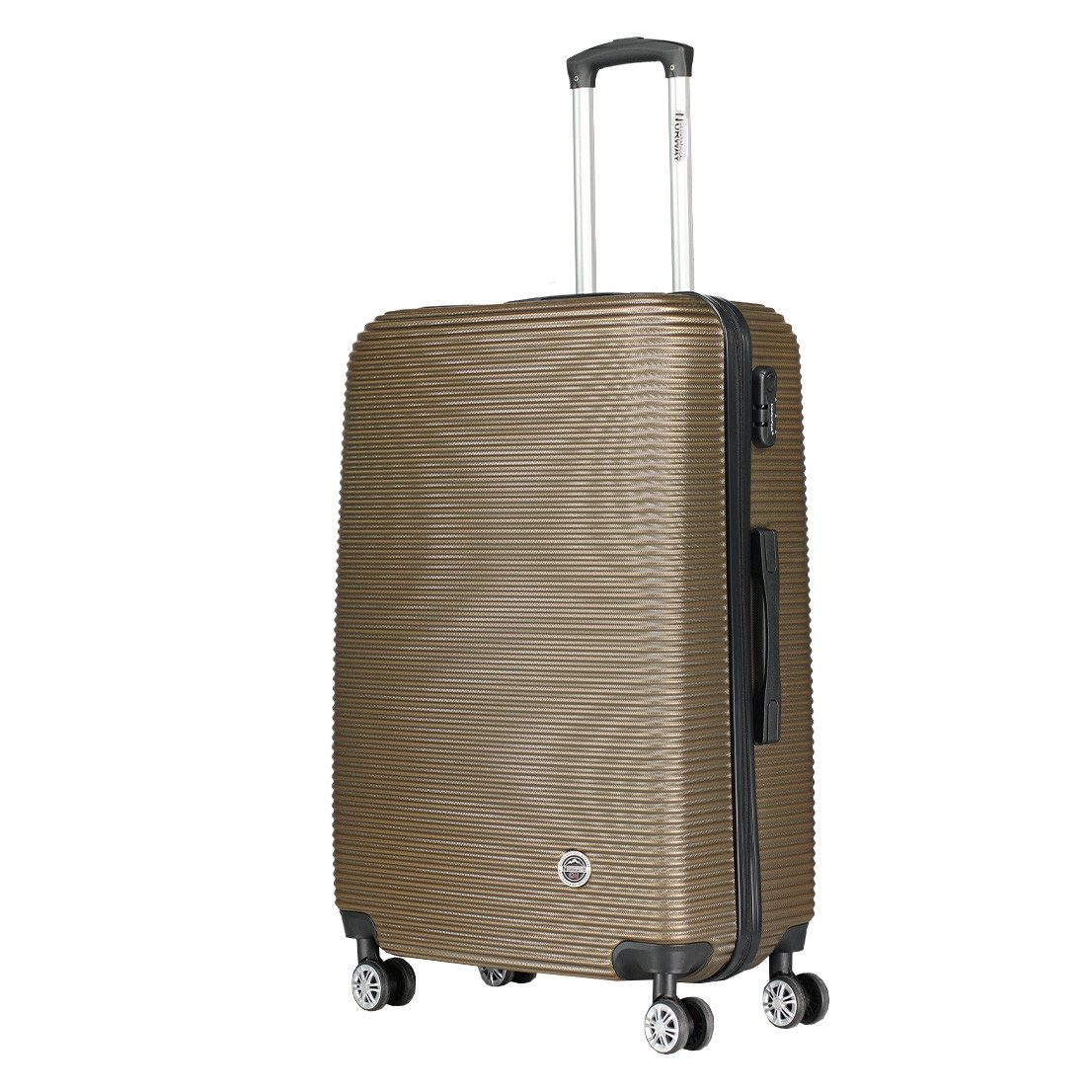 Geographical Norway Kofferset Robuste Rollkoffer Solomun, 4 Rollen, (5 tlg) günstig online kaufen