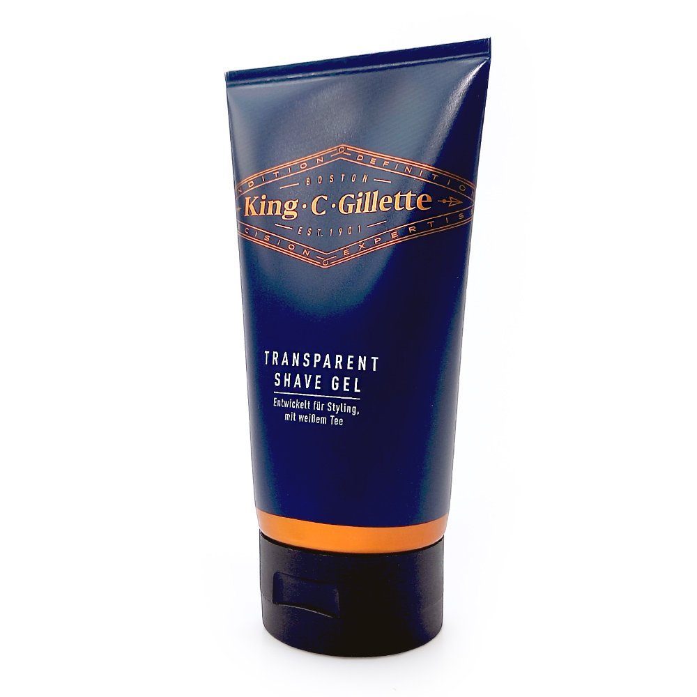 Rasiergel King C. Gillette Transparentes Rasiergel, 150 ml