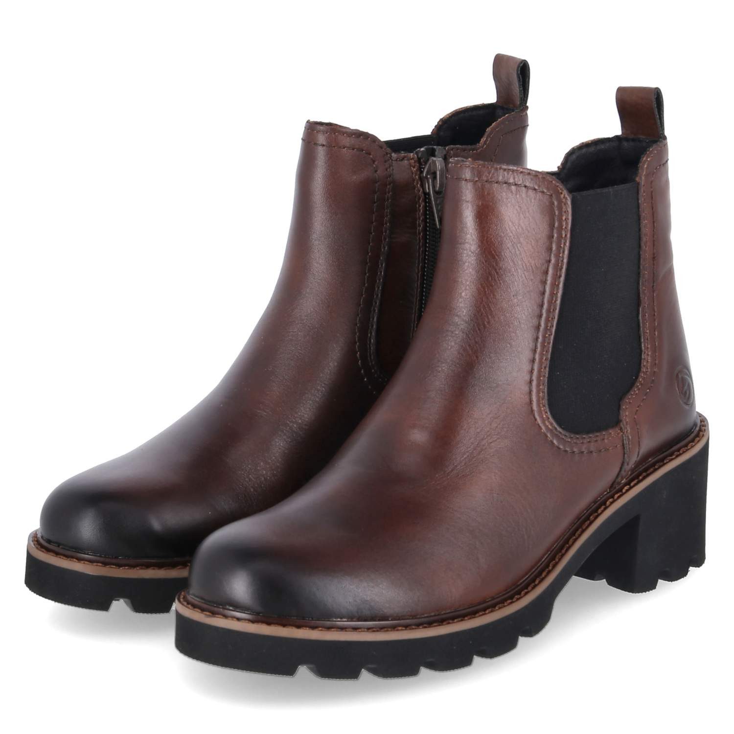 Remonte Remonte D0A70-22 Damen Glattleder brown Schlupfstiefel