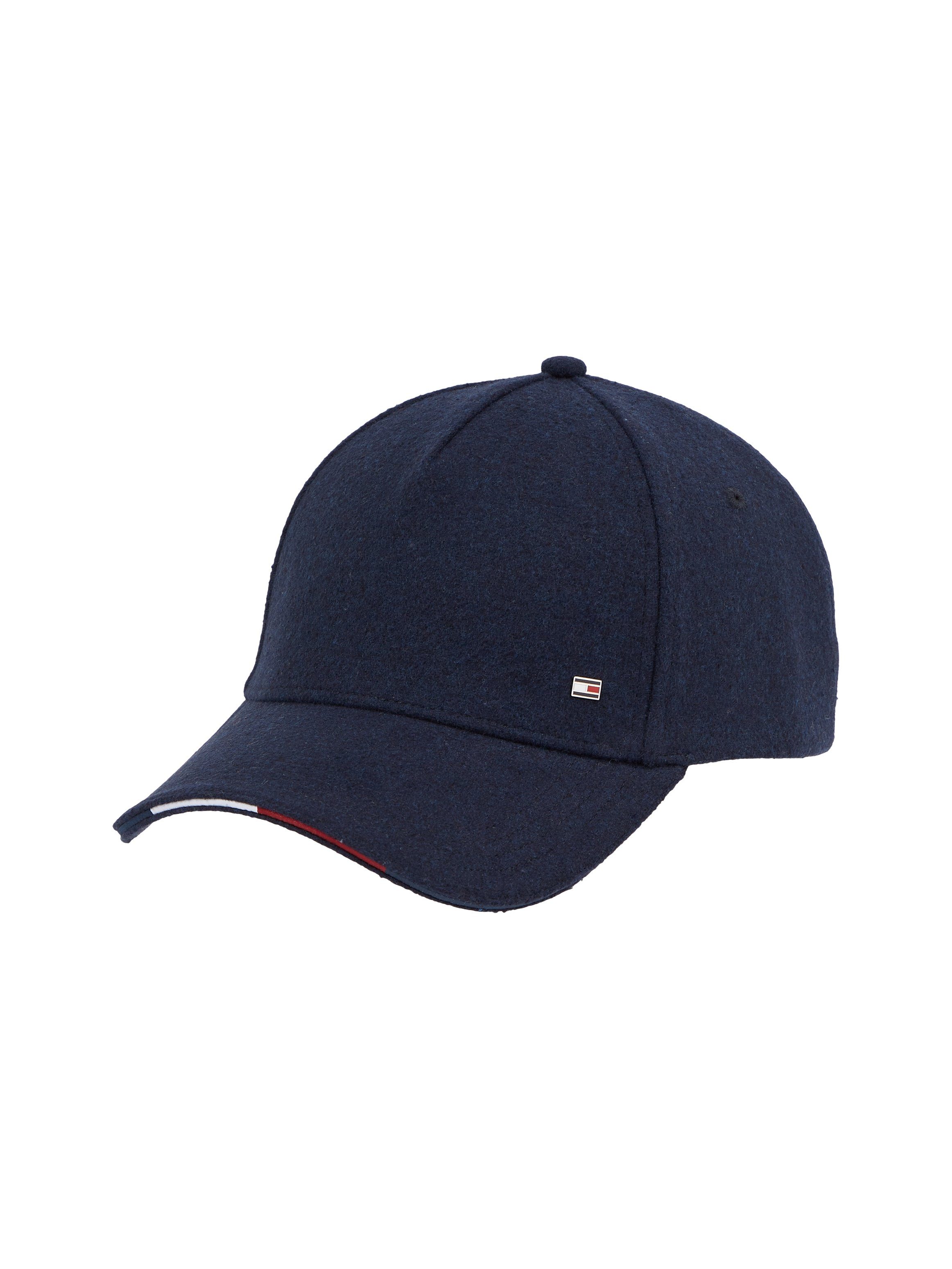 Cap und Baseball Tommy Blue Tommy-Tape CAP CORPORATE ELEVATED mit Flag Space Hilfiger