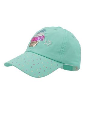 MAXIMO Baseball Cap KIDS GIRL-Cap,'ice' Wendepailletten, Metallverschl