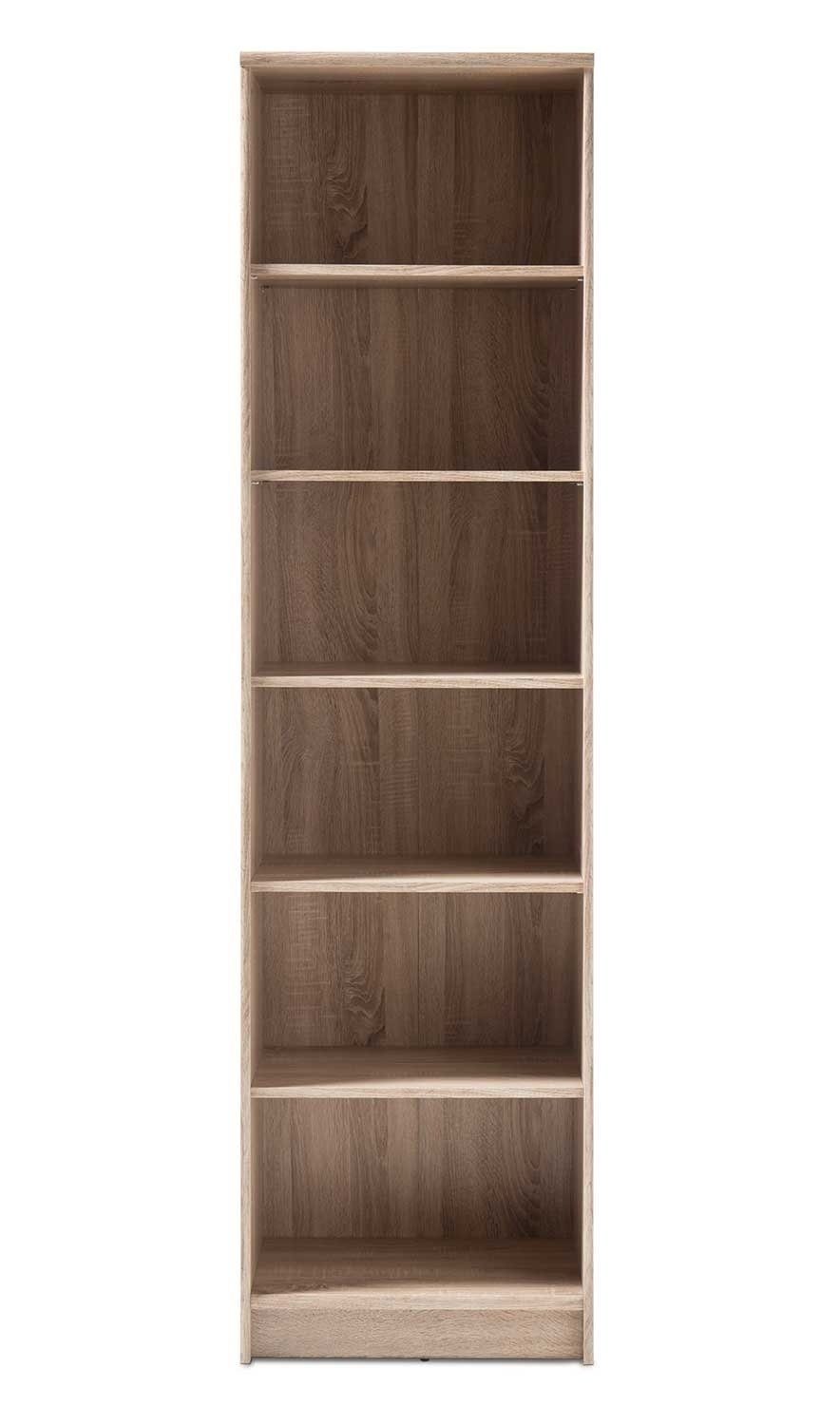Bücherregal OPTIMUS, Eiche Sonoma Dekor, 6 günstig online kaufen