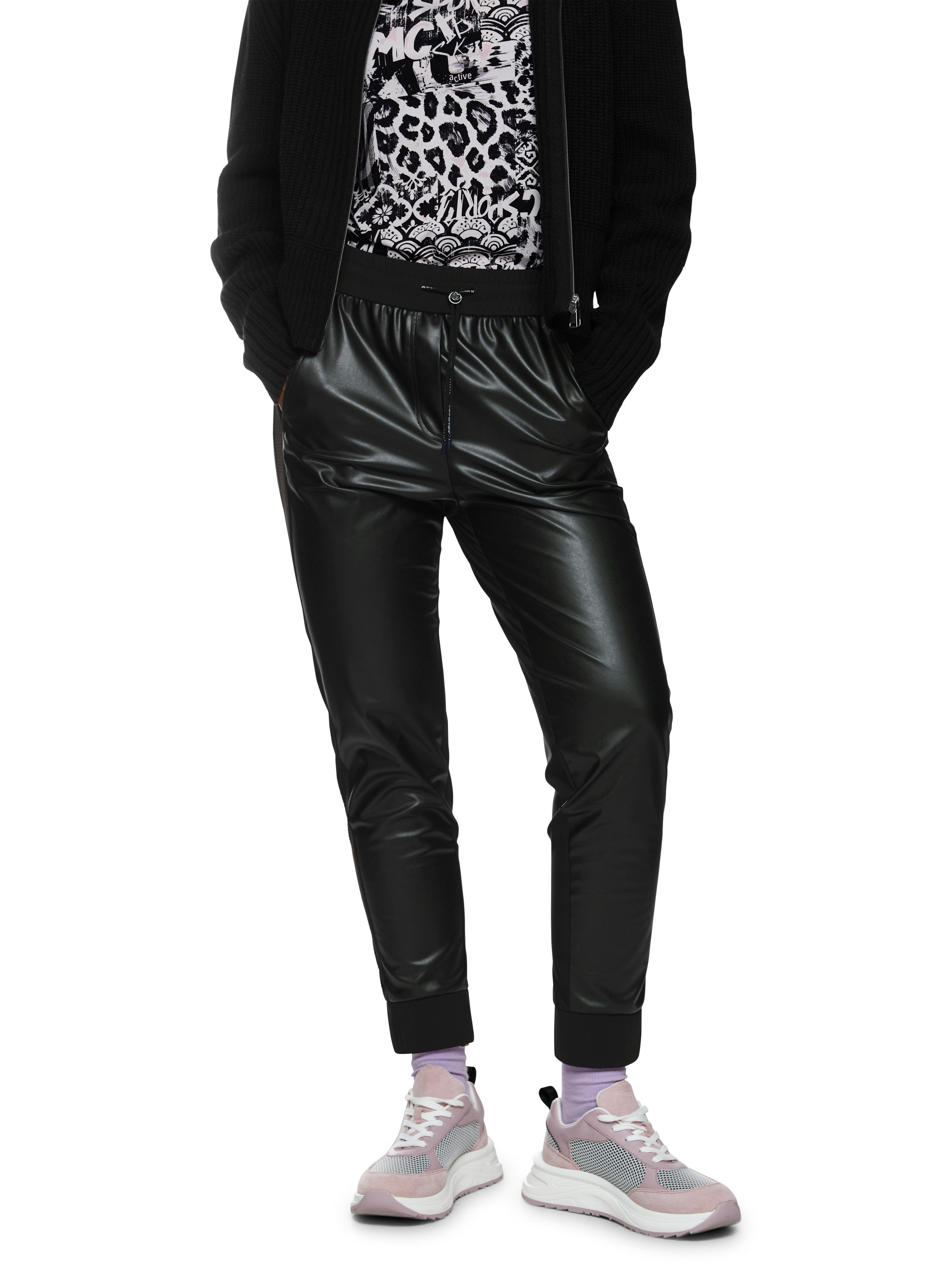 Marc Cain Stoffhose Check it Up Premium Damenmode Model: RHODOS im Jogging- günstig online kaufen