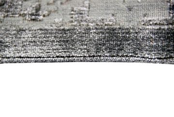 Teppich Orientteppich Wohnzimmerteppich Barock Vintage grau mit Fransen, Carpetia, rechteckig, Höhe: 5 mm