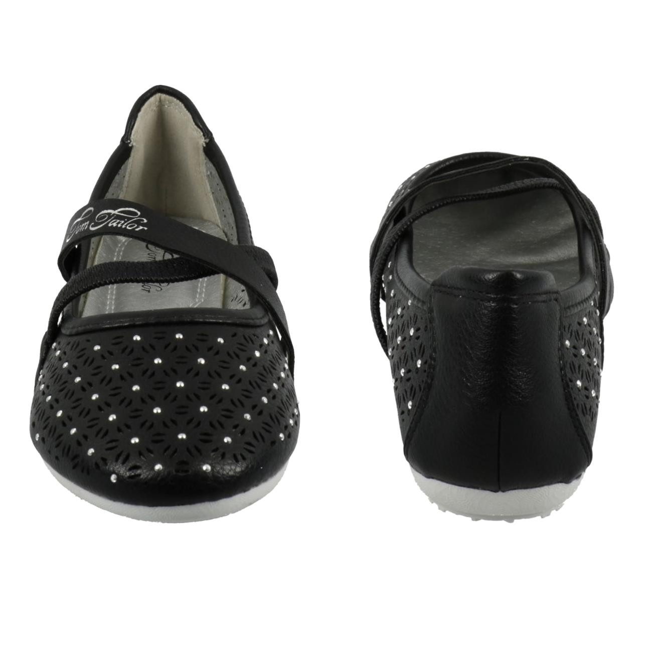 TOM TAILOR Tom Tailor Mädchen Ballerina EUR 39 schwarz Ballerina