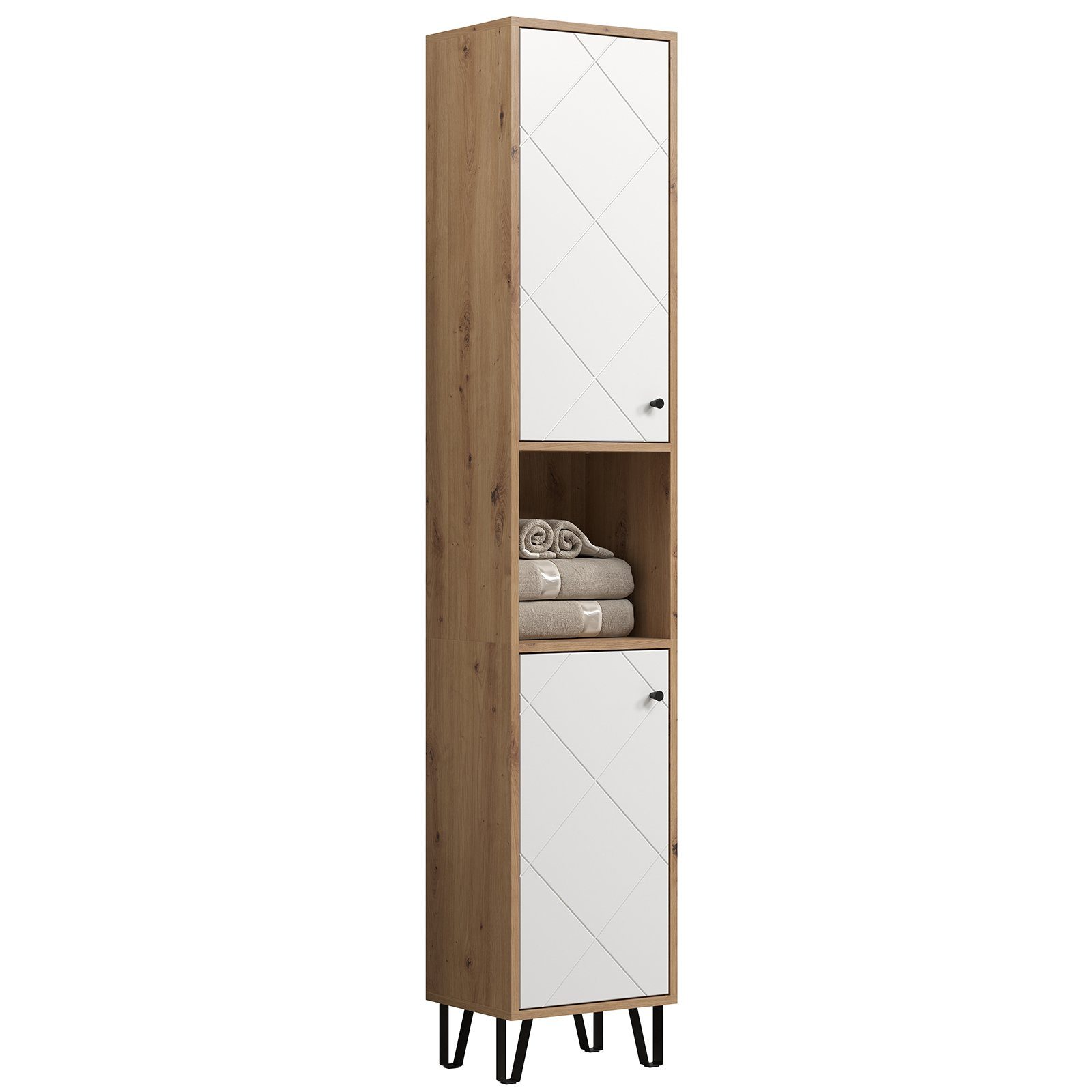 trendteam Hochschrank Highboard Regal Badschrank Badzimmermöbel günstig online kaufen