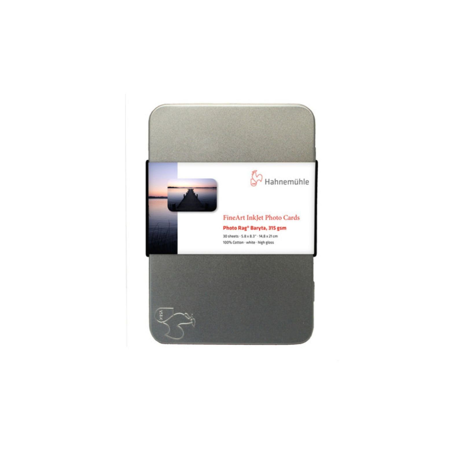 Hahnemühle Fotopapier Photo Rag® Baryta Photo Cards 315 g/m² - DIN A5 - 30 Blatt | Fotopapier