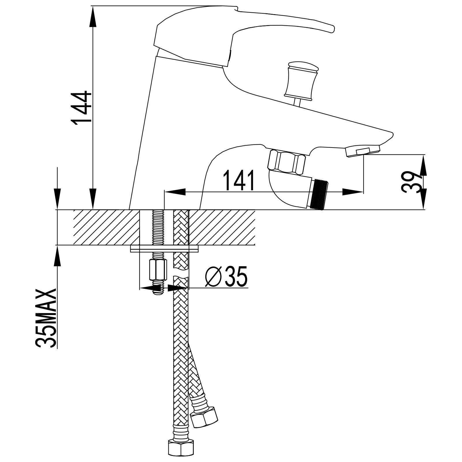 PaulGurkes Wannenmischeinheit PGWK16 (Armatur) günstig online kaufen