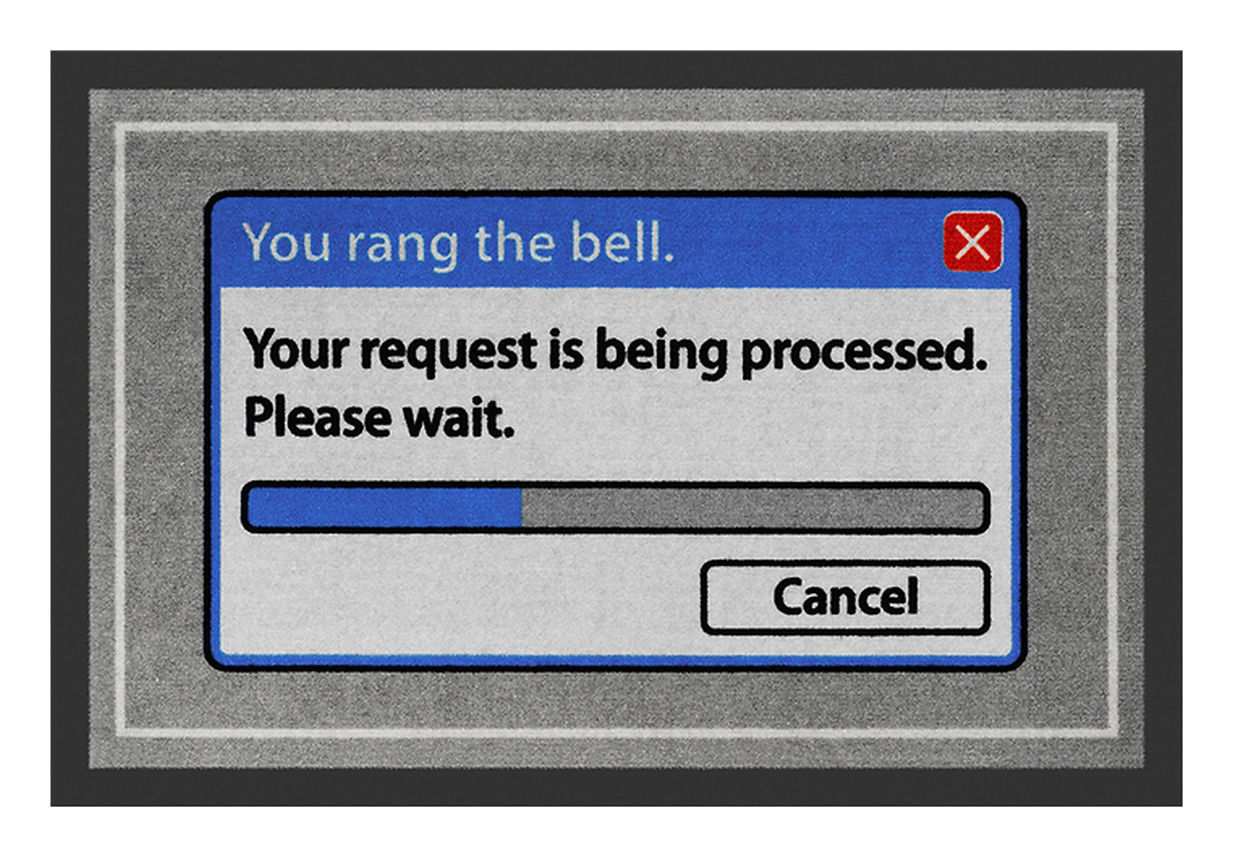 Rockbites Fußmatte Rockbites - Fußmatte Türmatte "You Rang The Bell" Grau Nr. 164