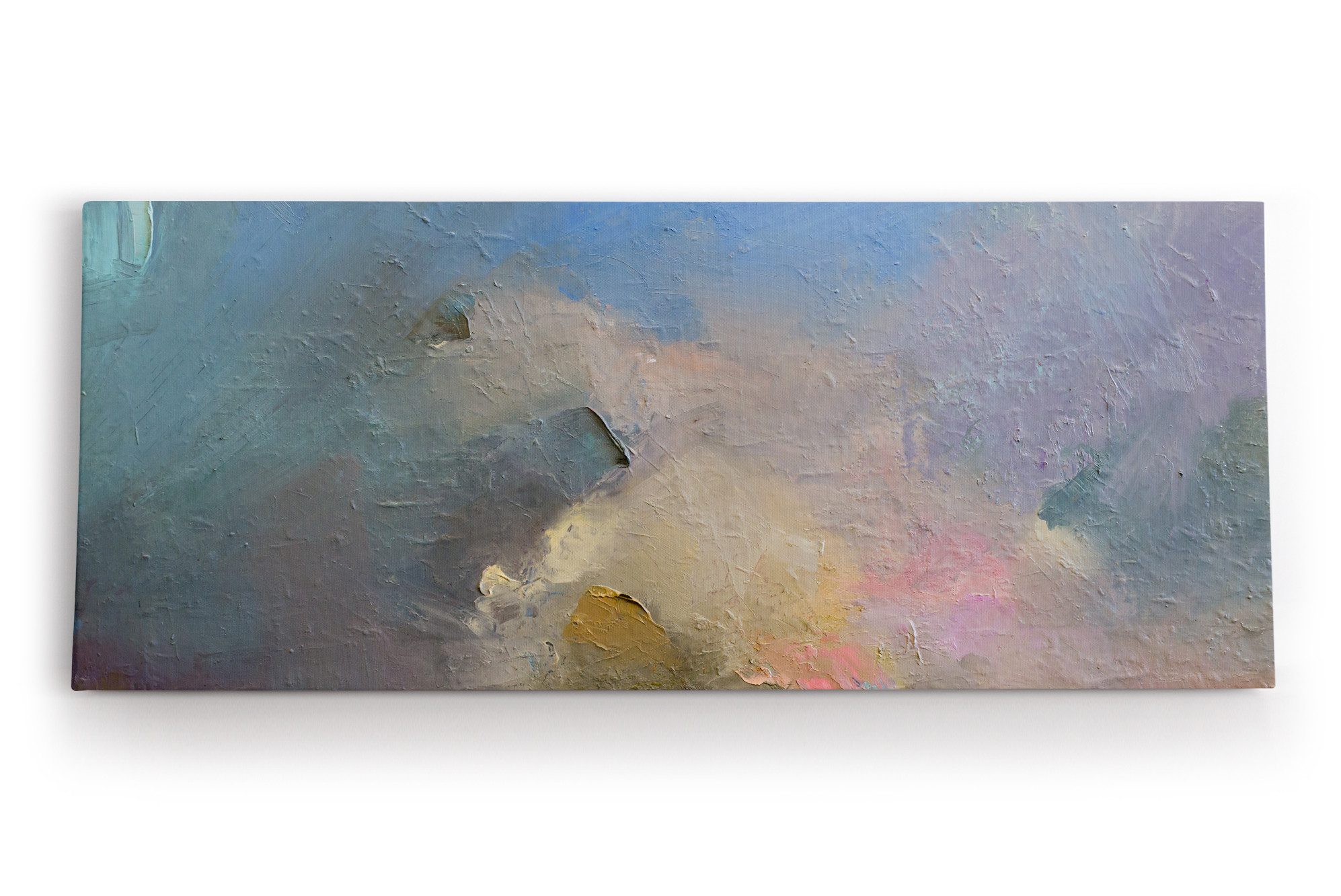Leinwandbild Abstrakte Farben Kunstvoll Struktur Modern Spachtel