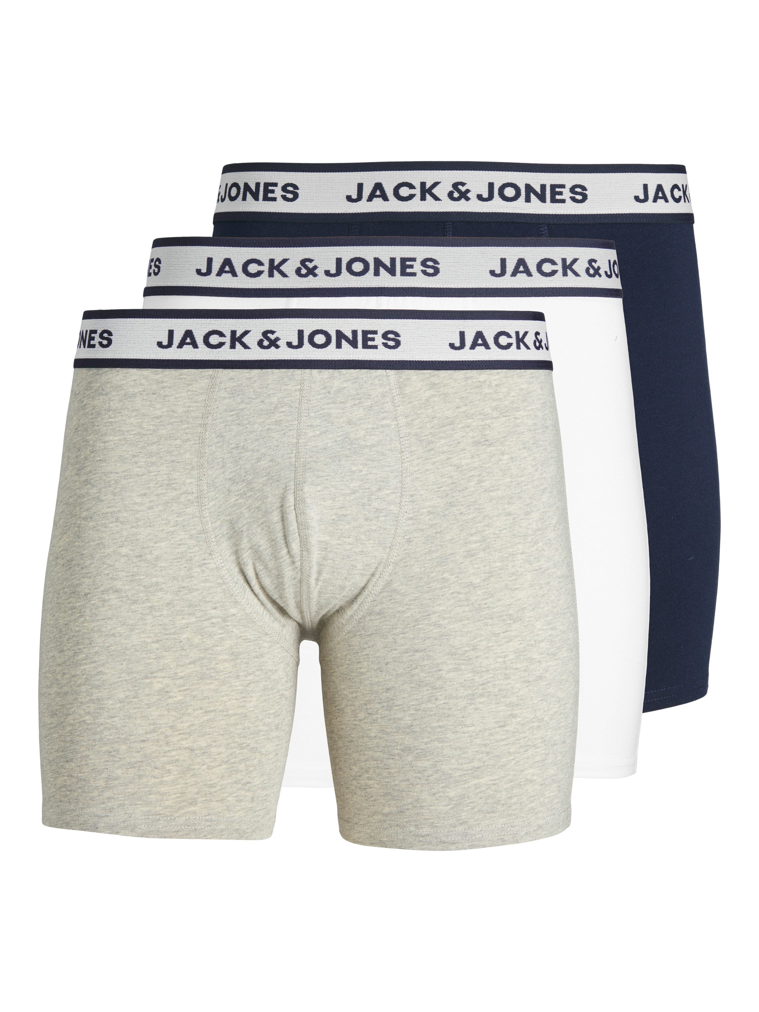 Jack & Jones PlusSize Boxershorts JACSOLID BOXER BRIEFS 3 PACK PLS NOOS (Pa günstig online kaufen