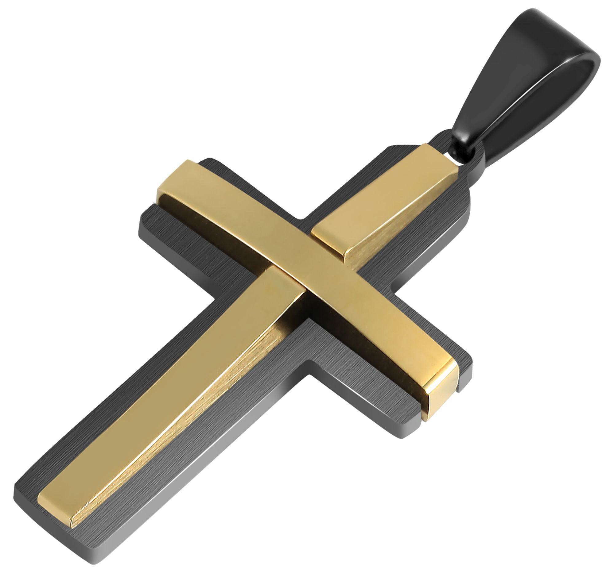 Kettenanhänger Anhänger – Kreuz Kreuzanhänger aus Edelstahl