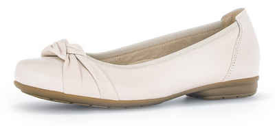 Gabor FLORENZ Ballerina Business Schuhe, Slipper mit Elastikeinfass, Weite G = weit