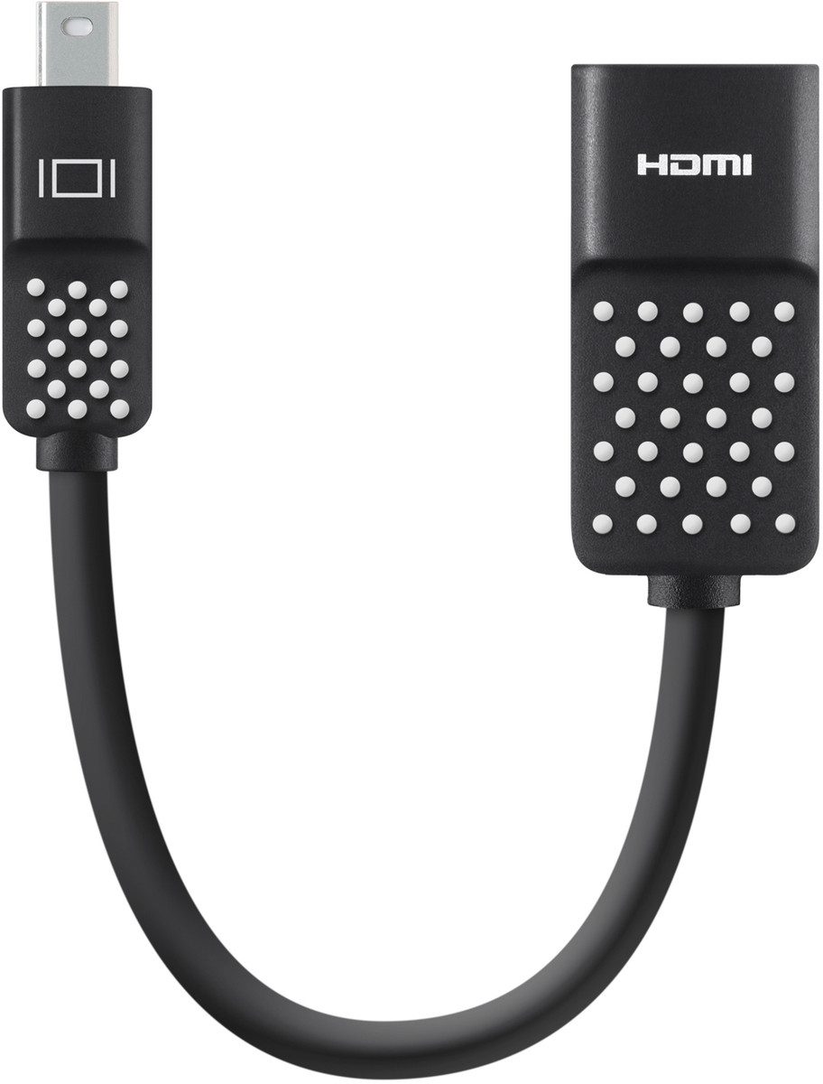 Wetterstation Mini-DisplayPort-/HDTV-Adapter, Schwarz