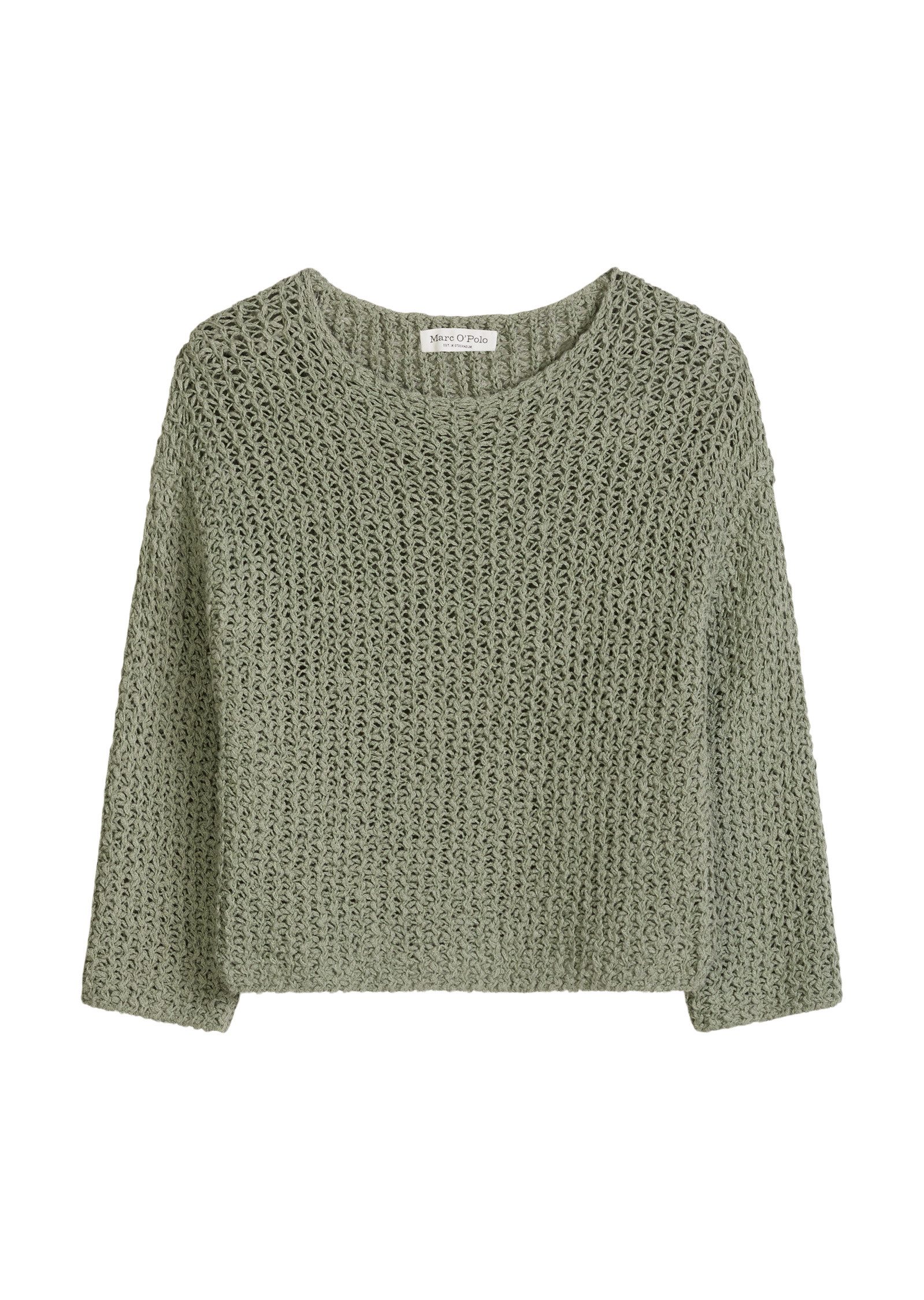 Strickpullover aus Organic-Cotton-Mix-Slub