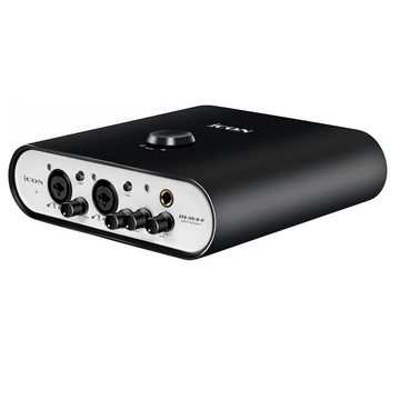 iCON Pro Audio Duo44 Dyna USB-Audio-Interface Digitales Aufnahmegerät (mit Kopfhörer)