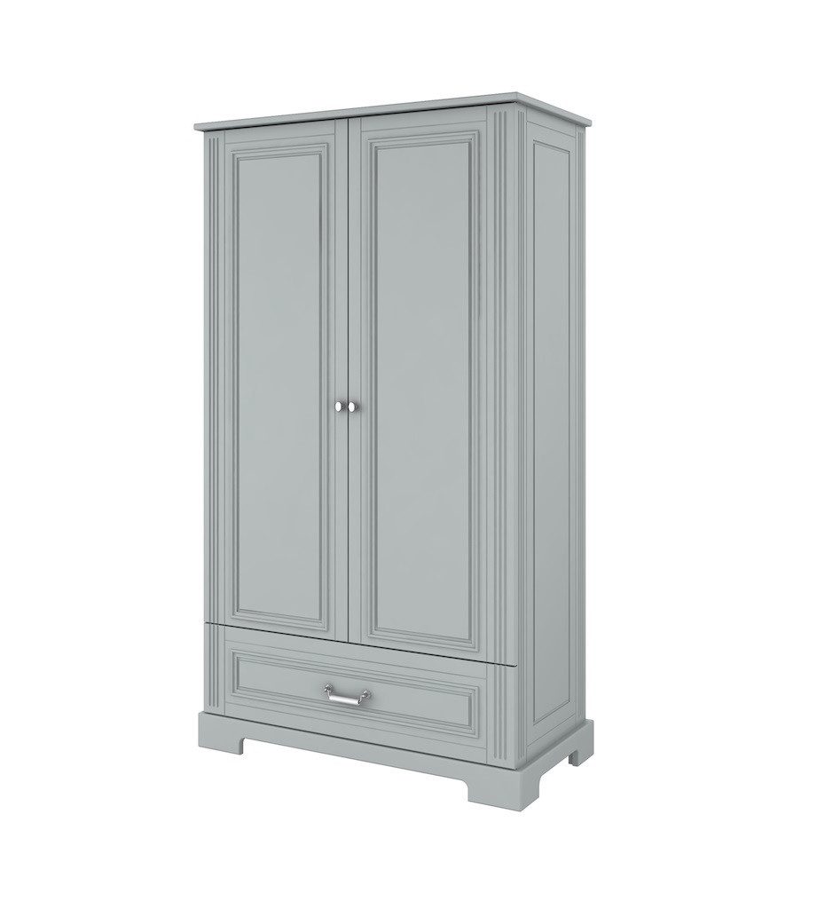 Raumhirsch Furniture Kinderkleiderschrank Ines, 2-türig – ideal für das Kinderzimmer