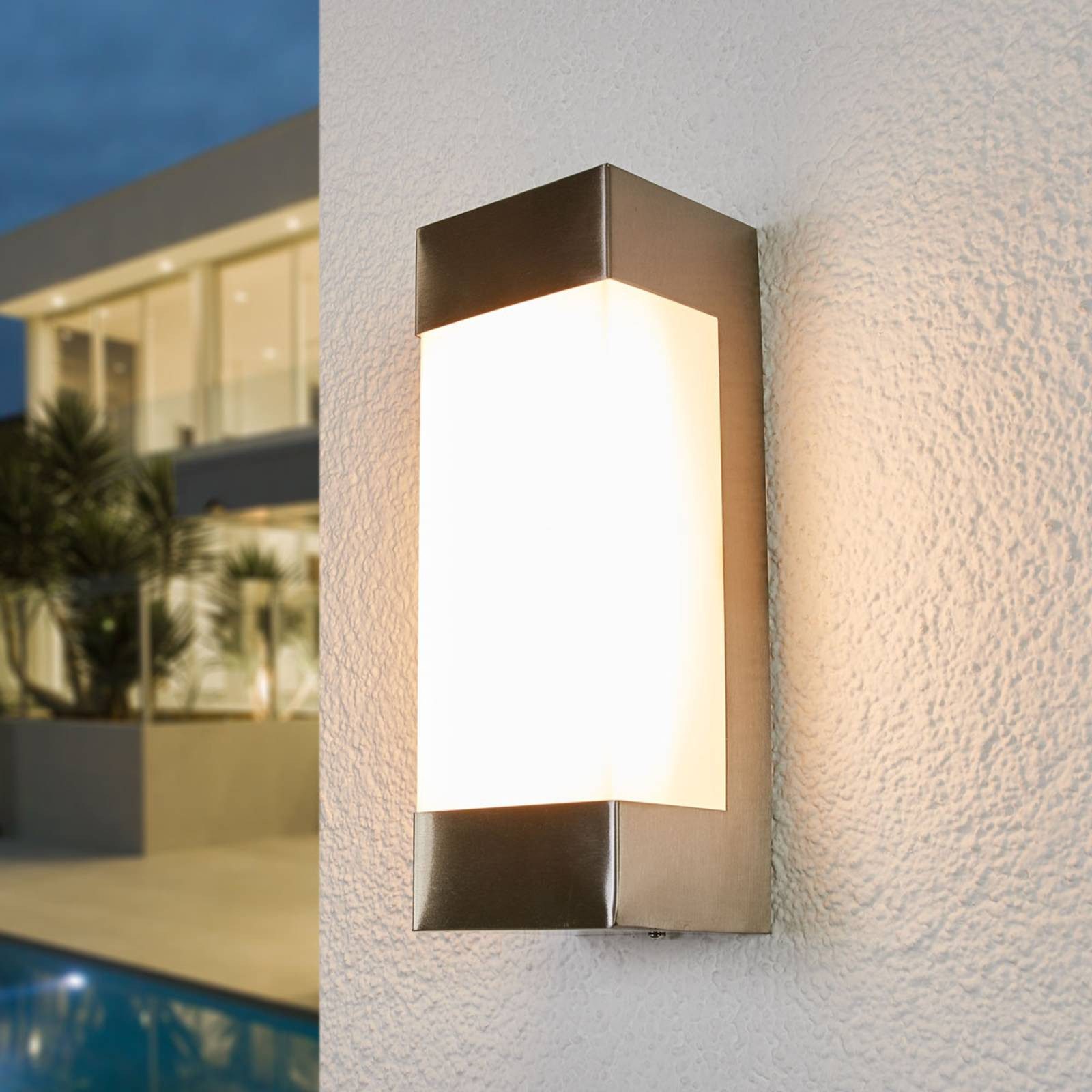 LED-Wandlampe Severina, Edelstahl günstig online kaufen